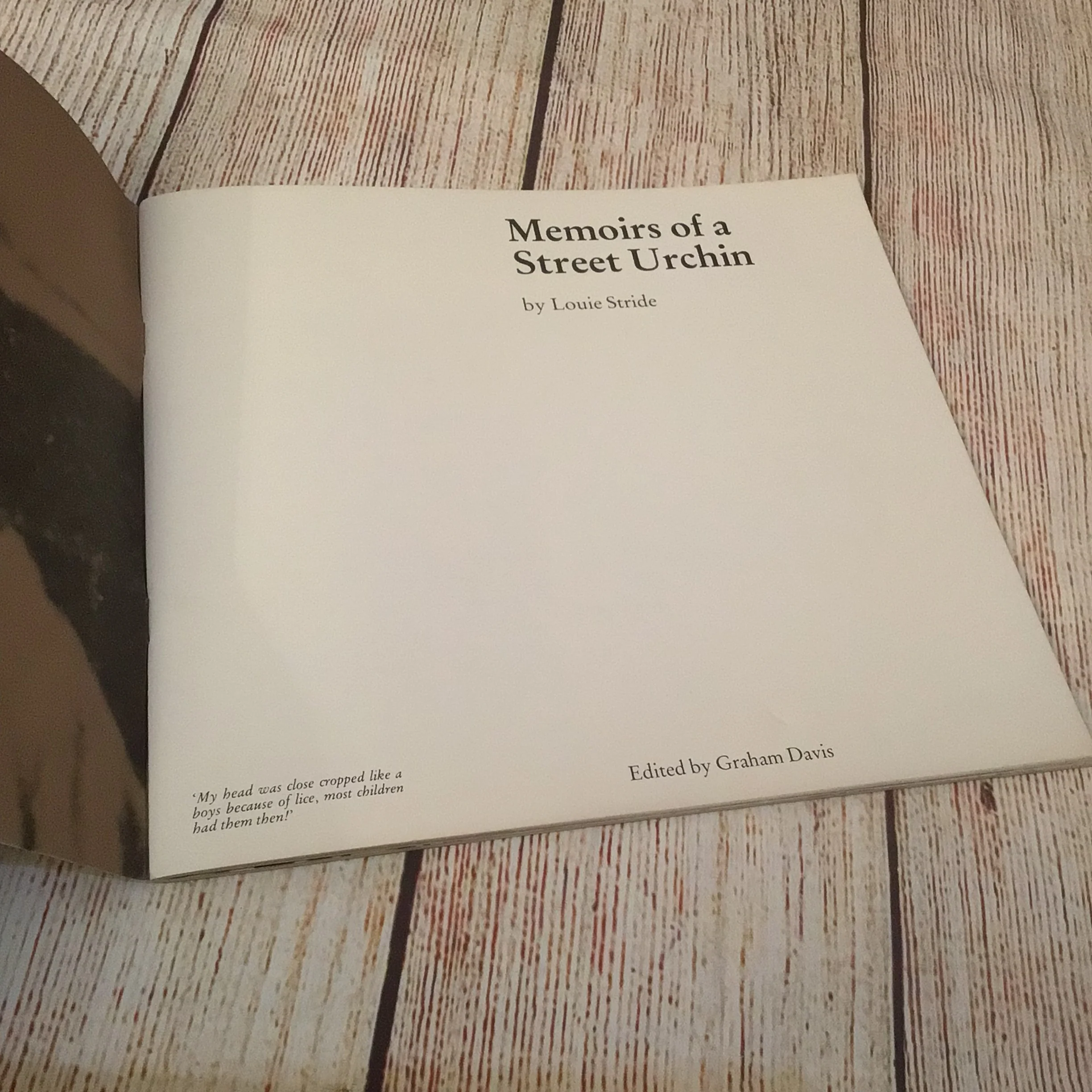 Memoirs of a Street Urchin by Louie Stride (0861970519) - Image 4