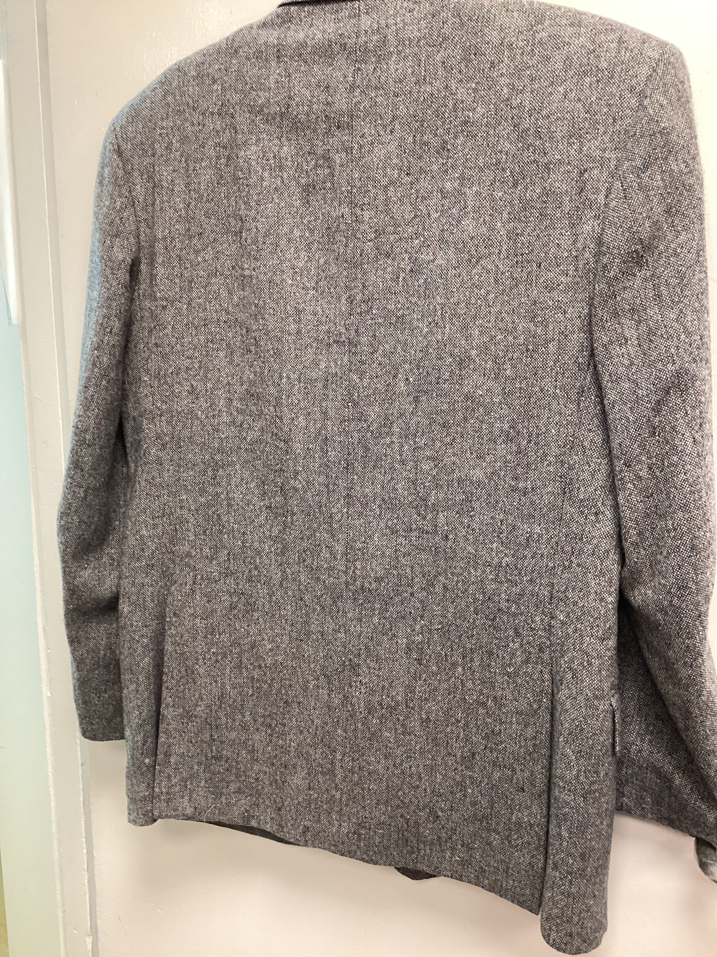 Men’s Donegal Tweed Jacket - Size 38 Grey - Image 8