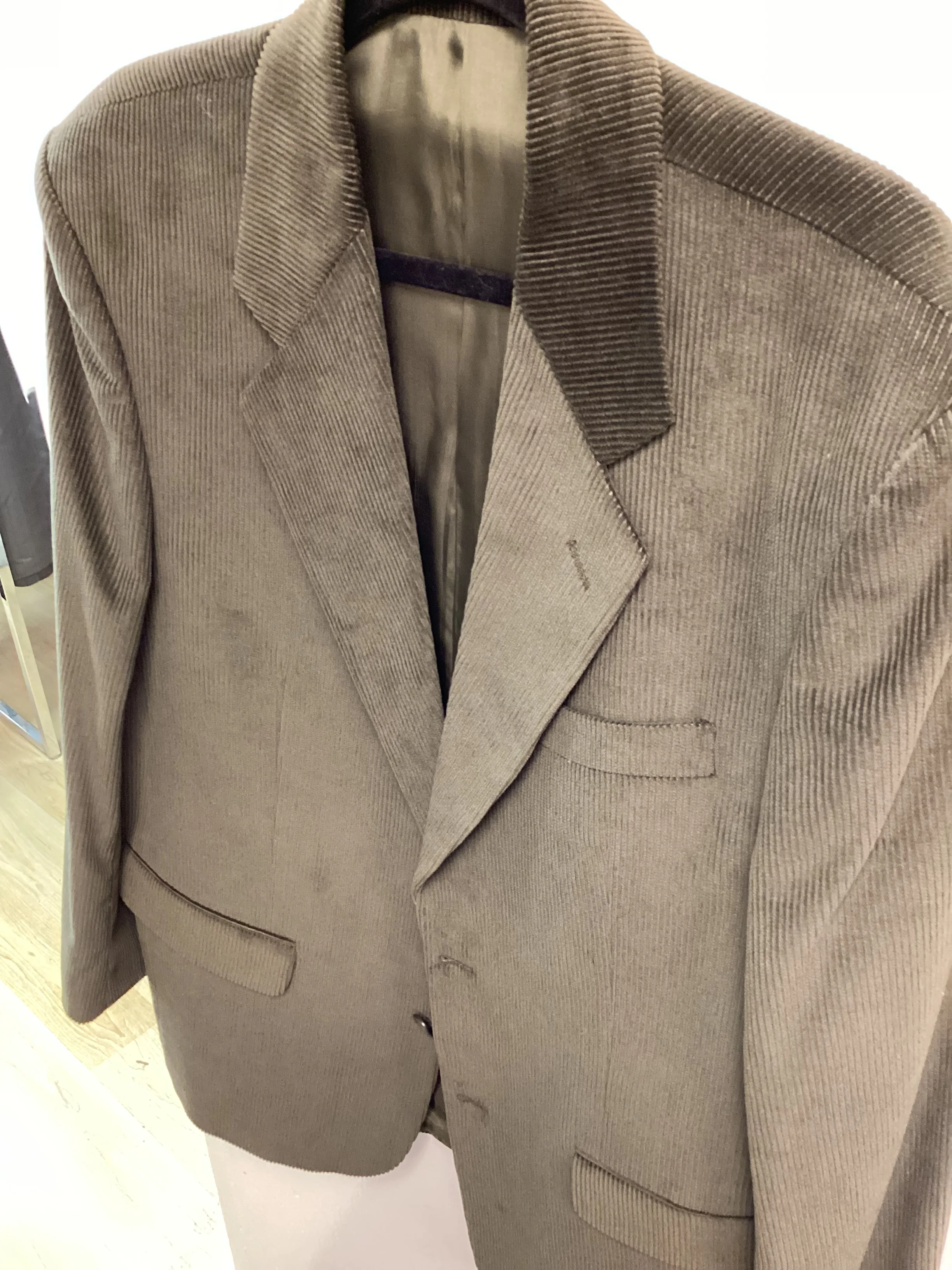 Men’s Kilmaine Green Corduroy Jacket - Size 40 - Image 5