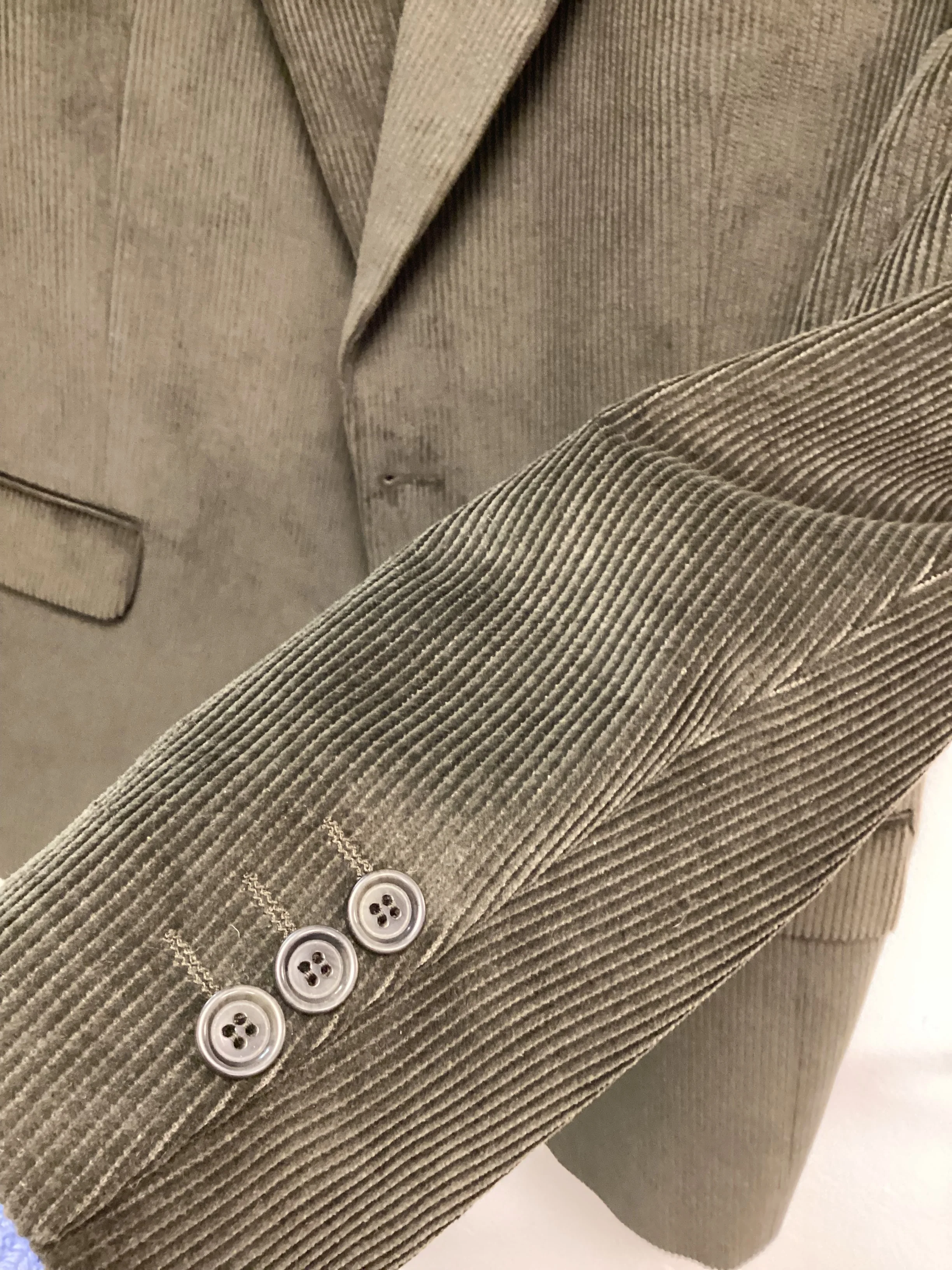 Men’s Kilmaine Green Corduroy Jacket - Size 40 - Image 7