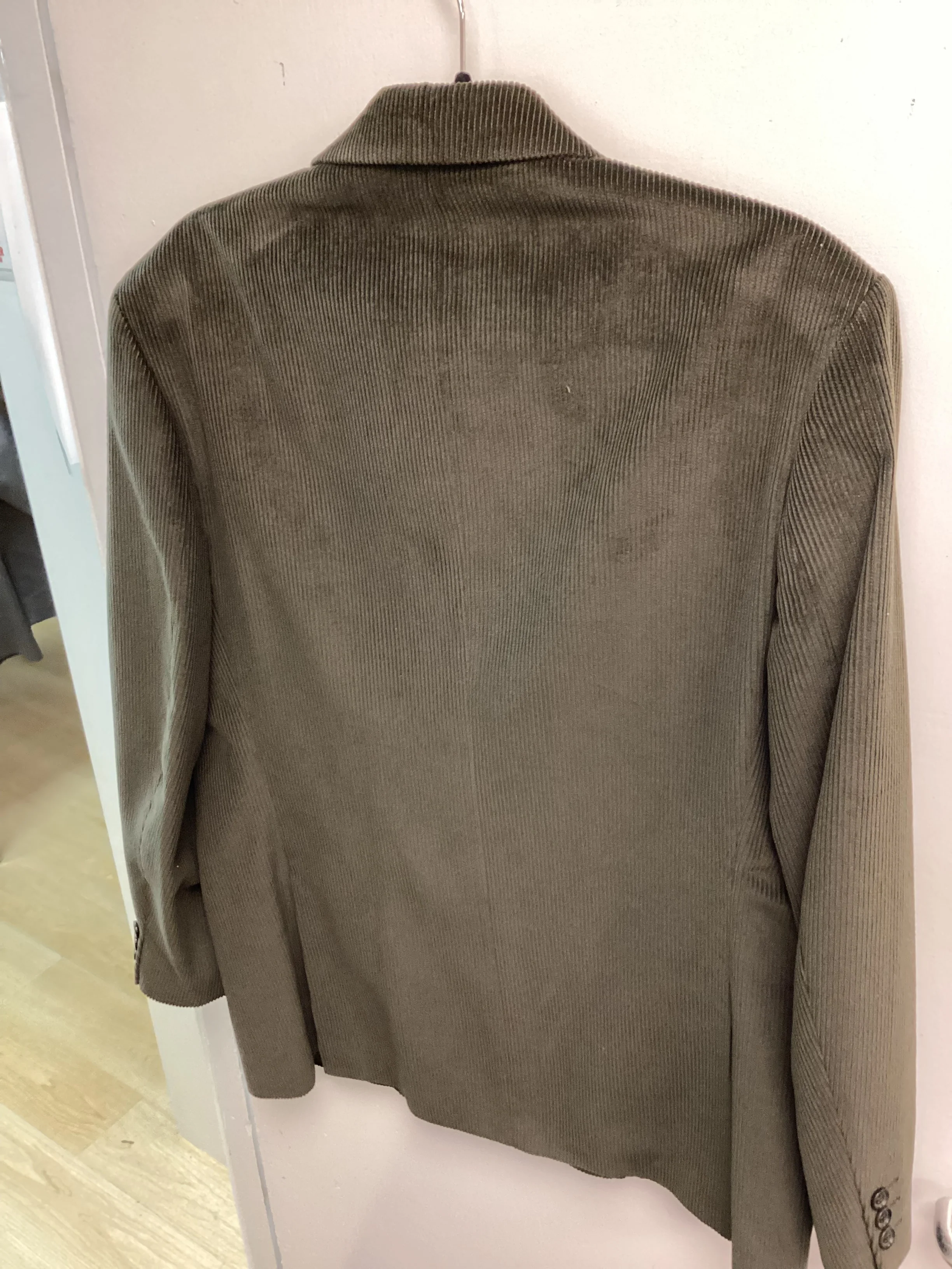 Men’s Kilmaine Green Corduroy Jacket - Size 40 - Image 8
