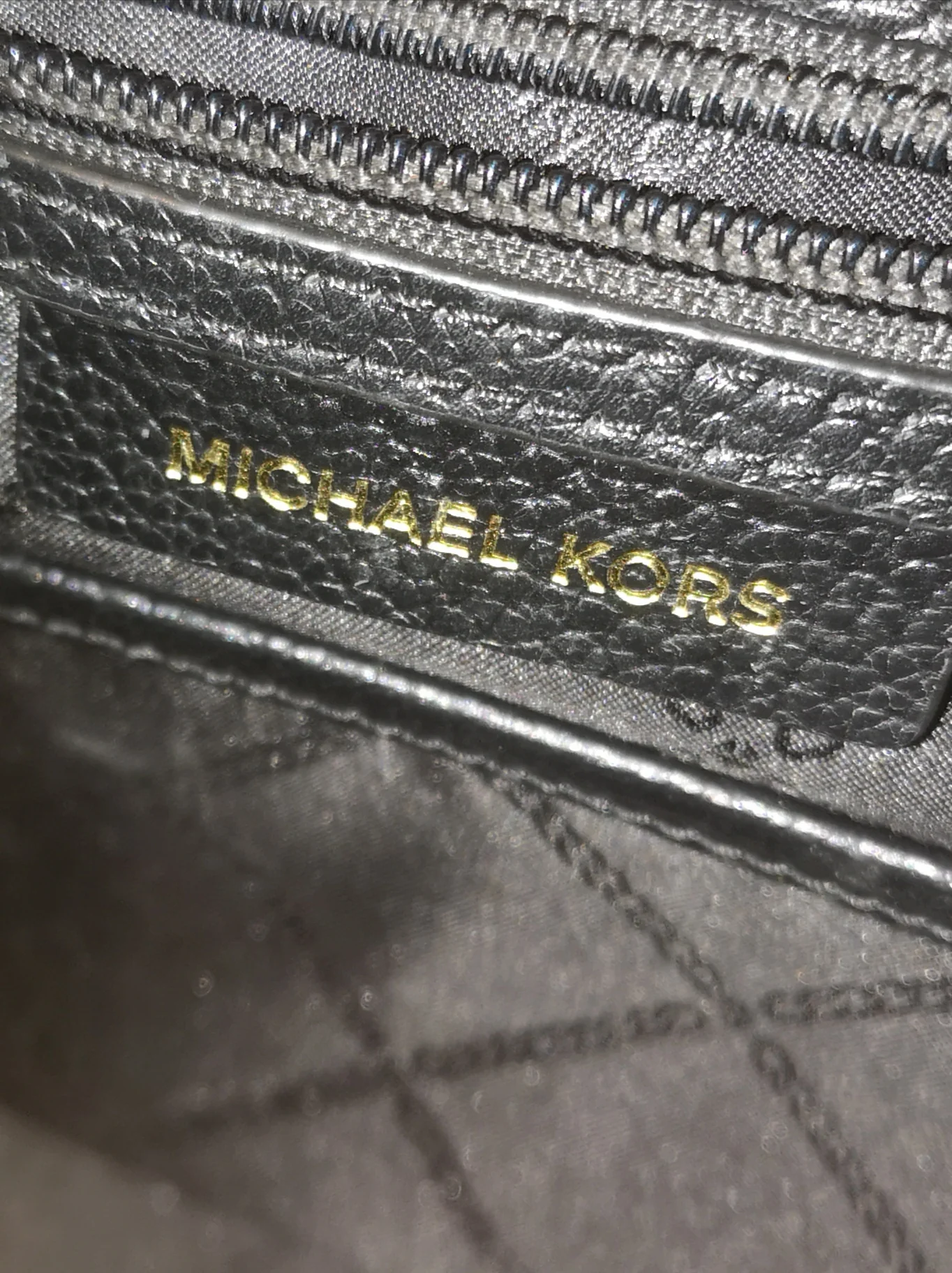 Michael Kors Black Leather Handbag - Image 5