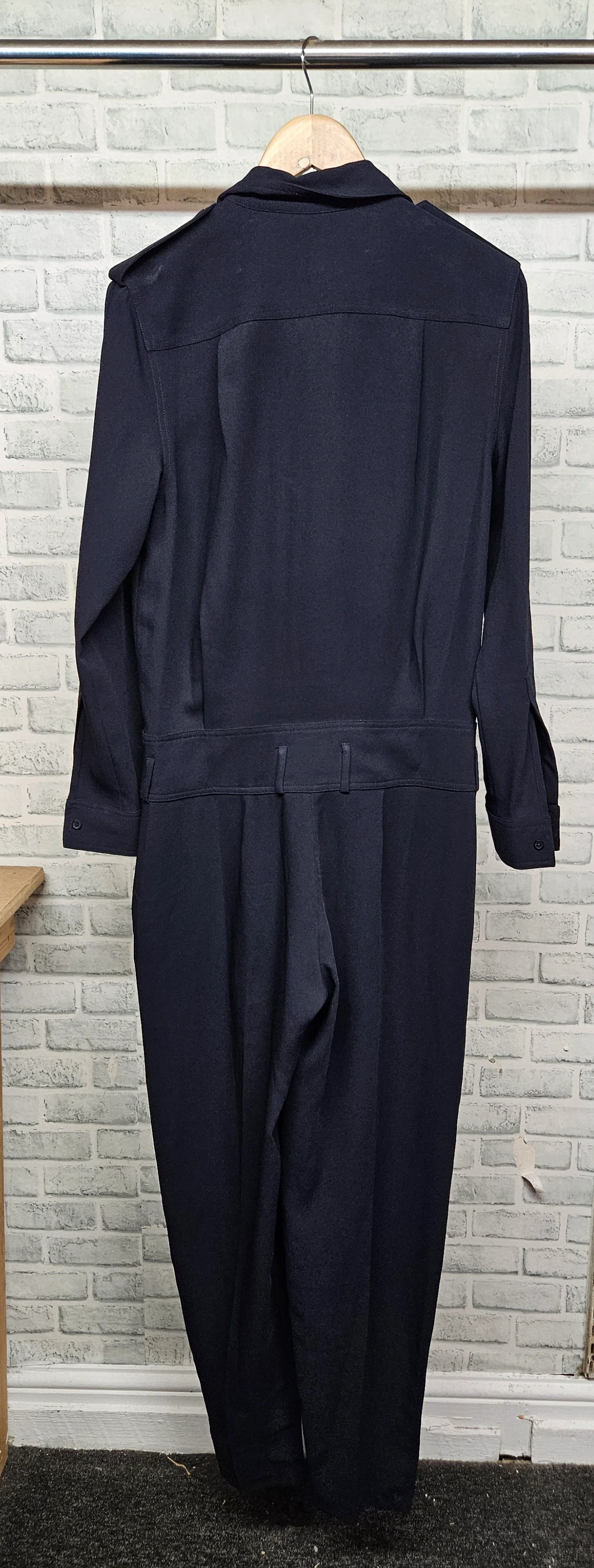 Michael Kors Navy Boiler Suit Jumpsuit Size 8 US - Image 5