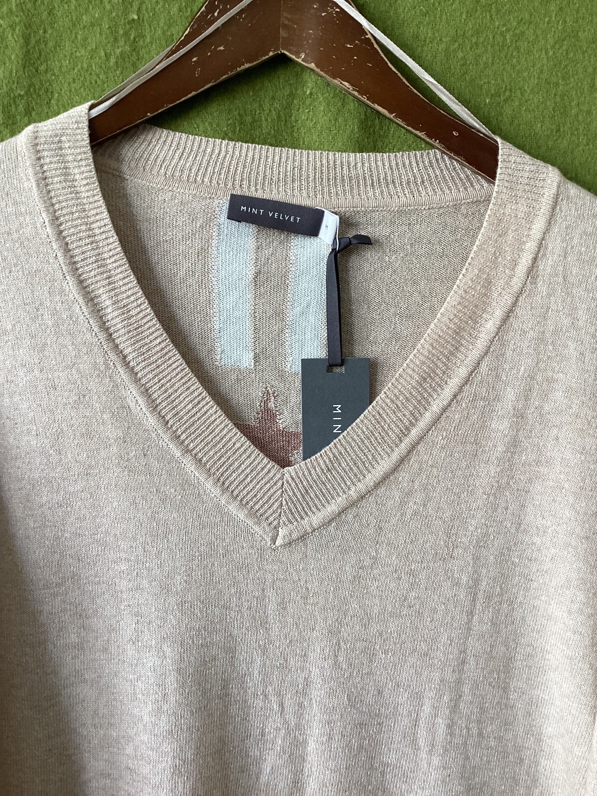 Mint Velvet Beige Tunic Knit Size M - Image 2