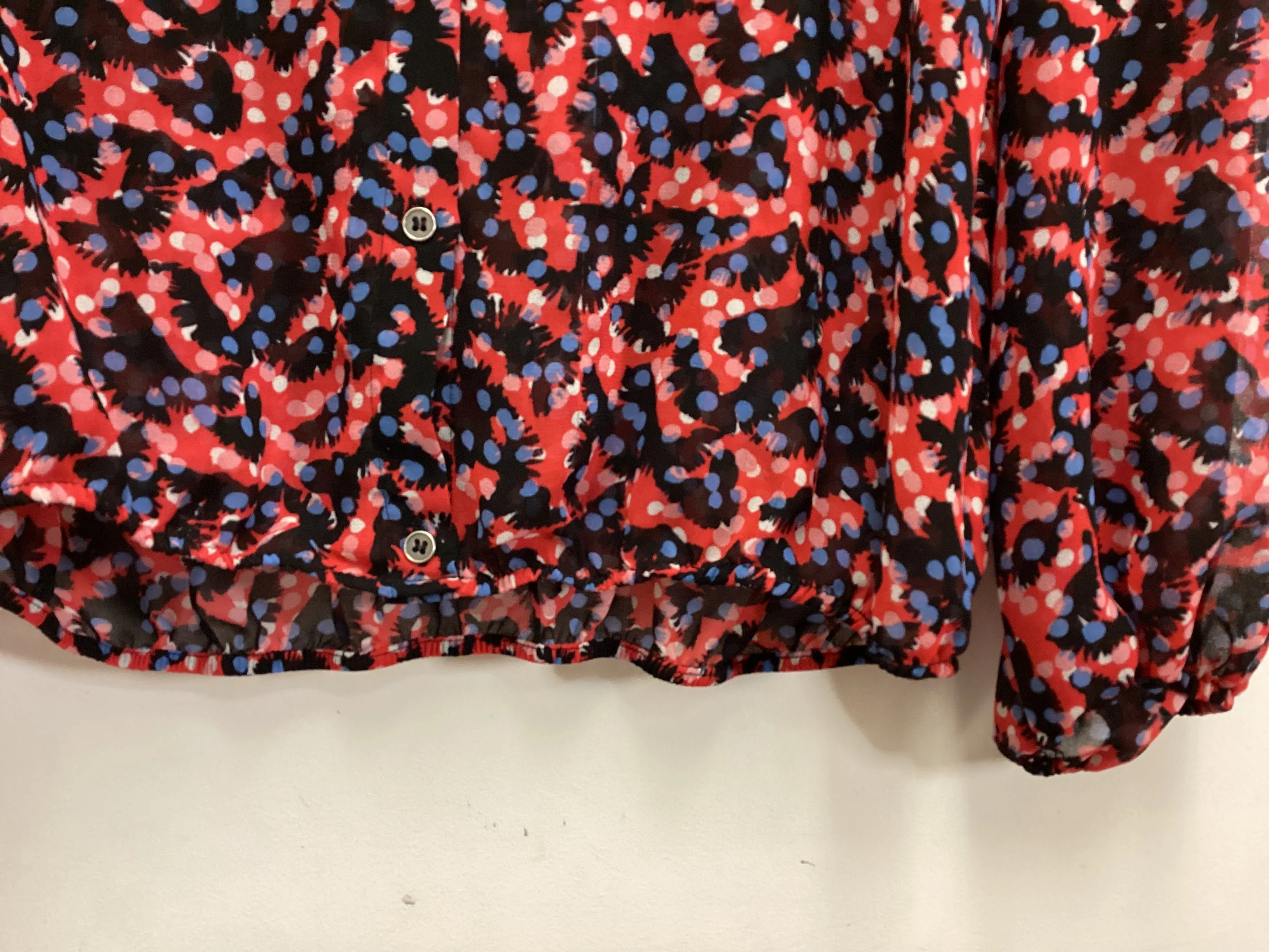 Mint Velvet Blouse Button-Up Size 8 - Image 3