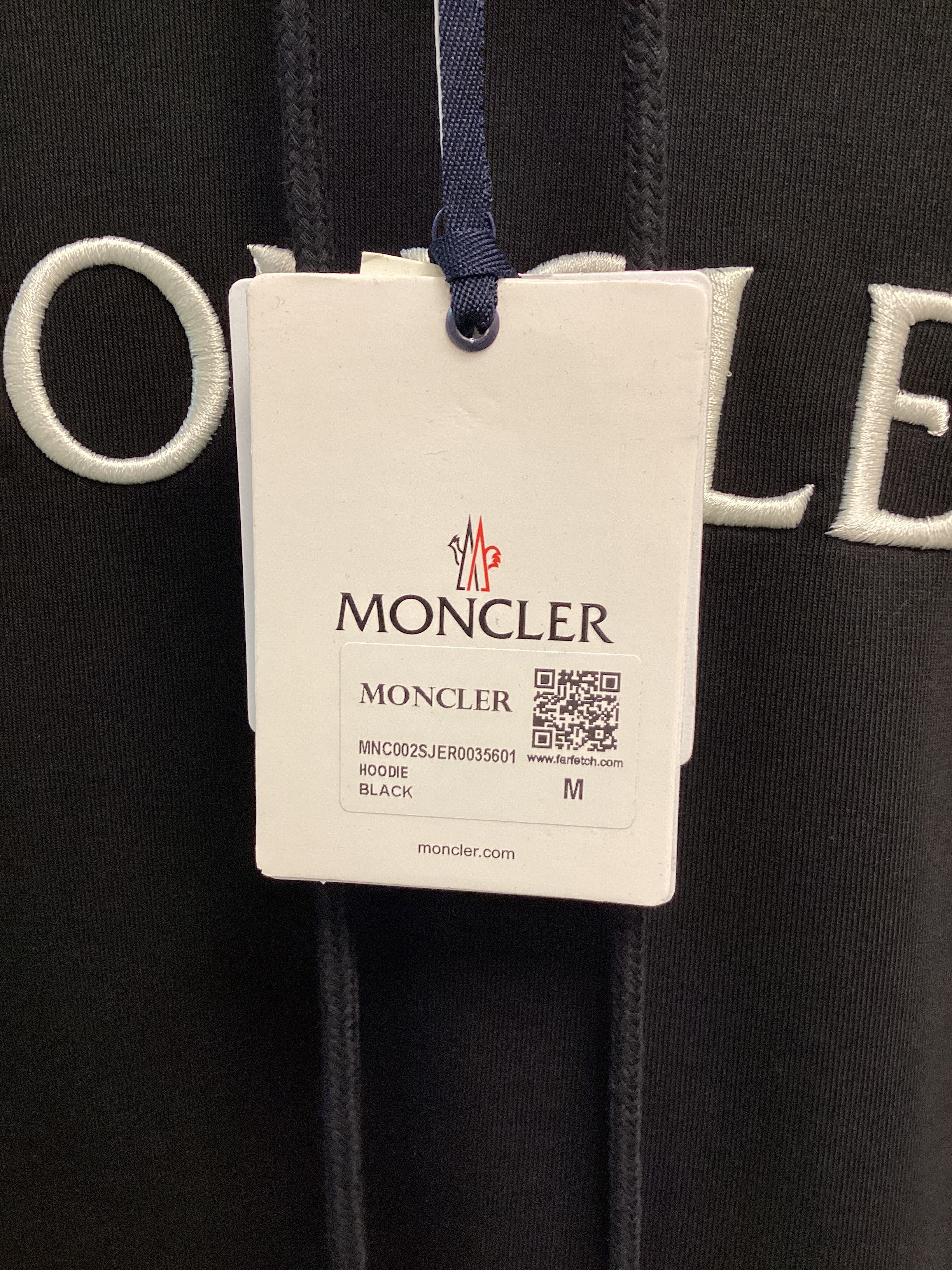 BNWT Moncler Black Hoodie - Image 2