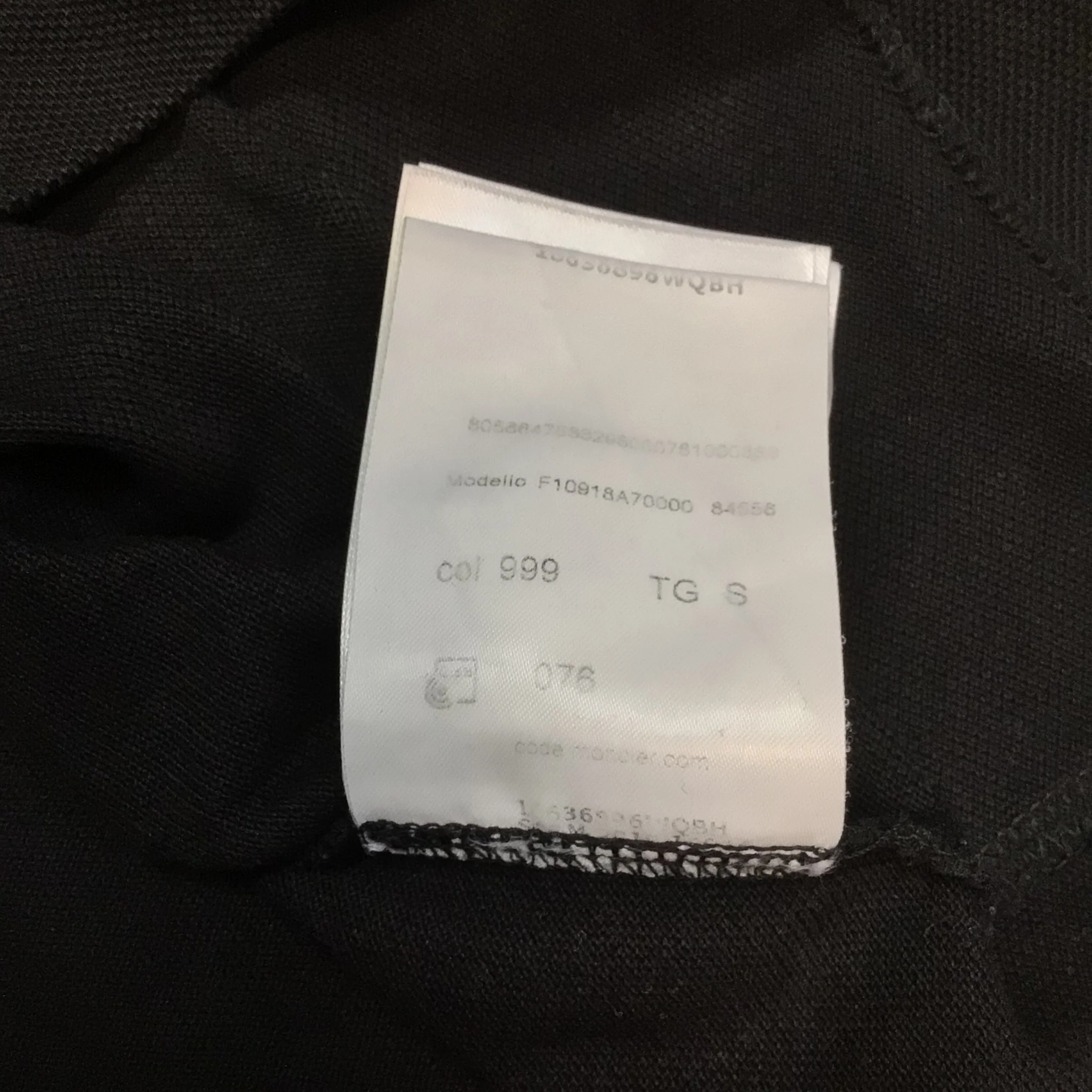 Moncler Black & White 100% Cotton Short Sleeve Polo Shirt Top Size S - Image 14