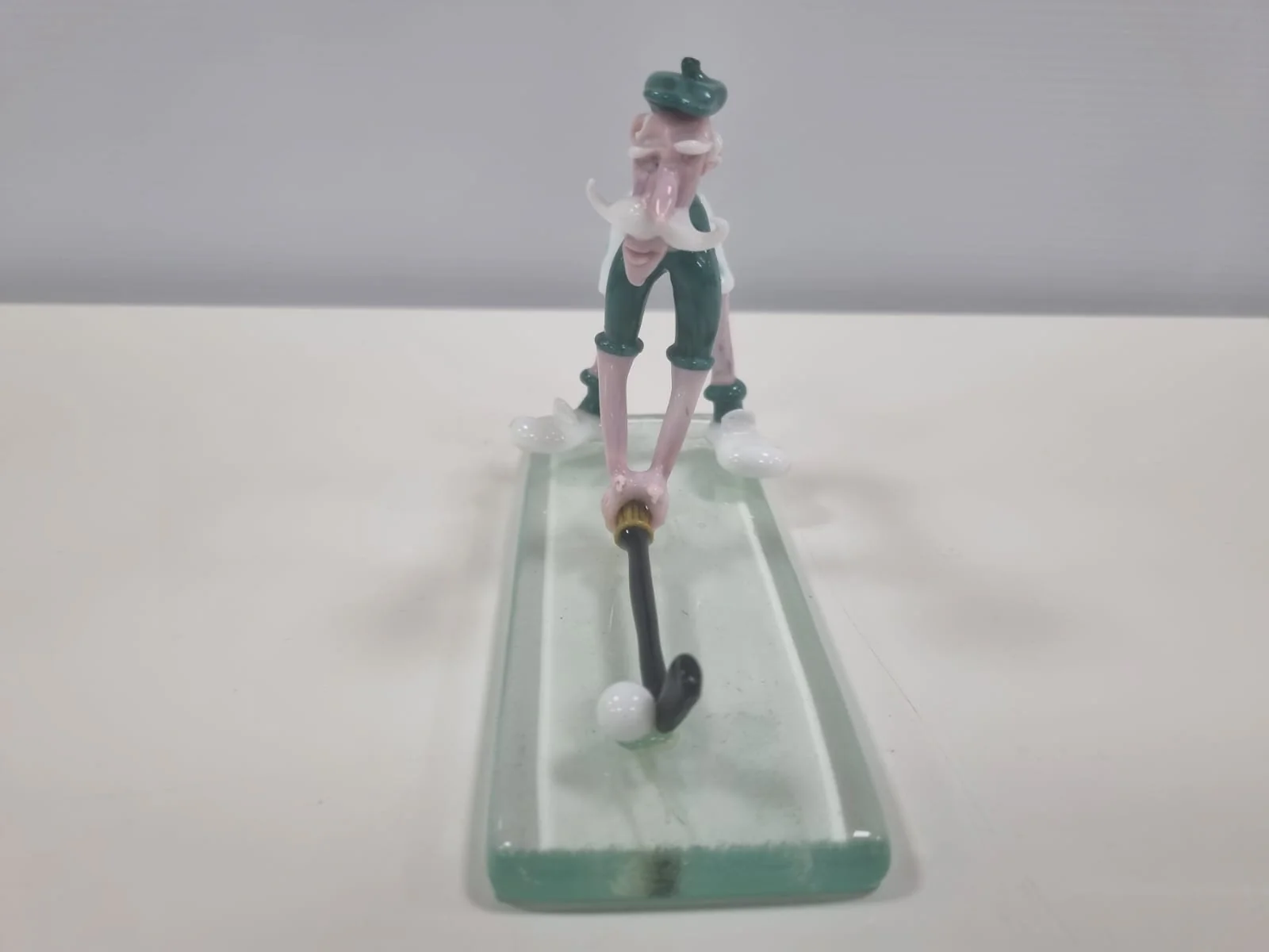 Murano Glass Golfer Handmade Figurine - Image 3