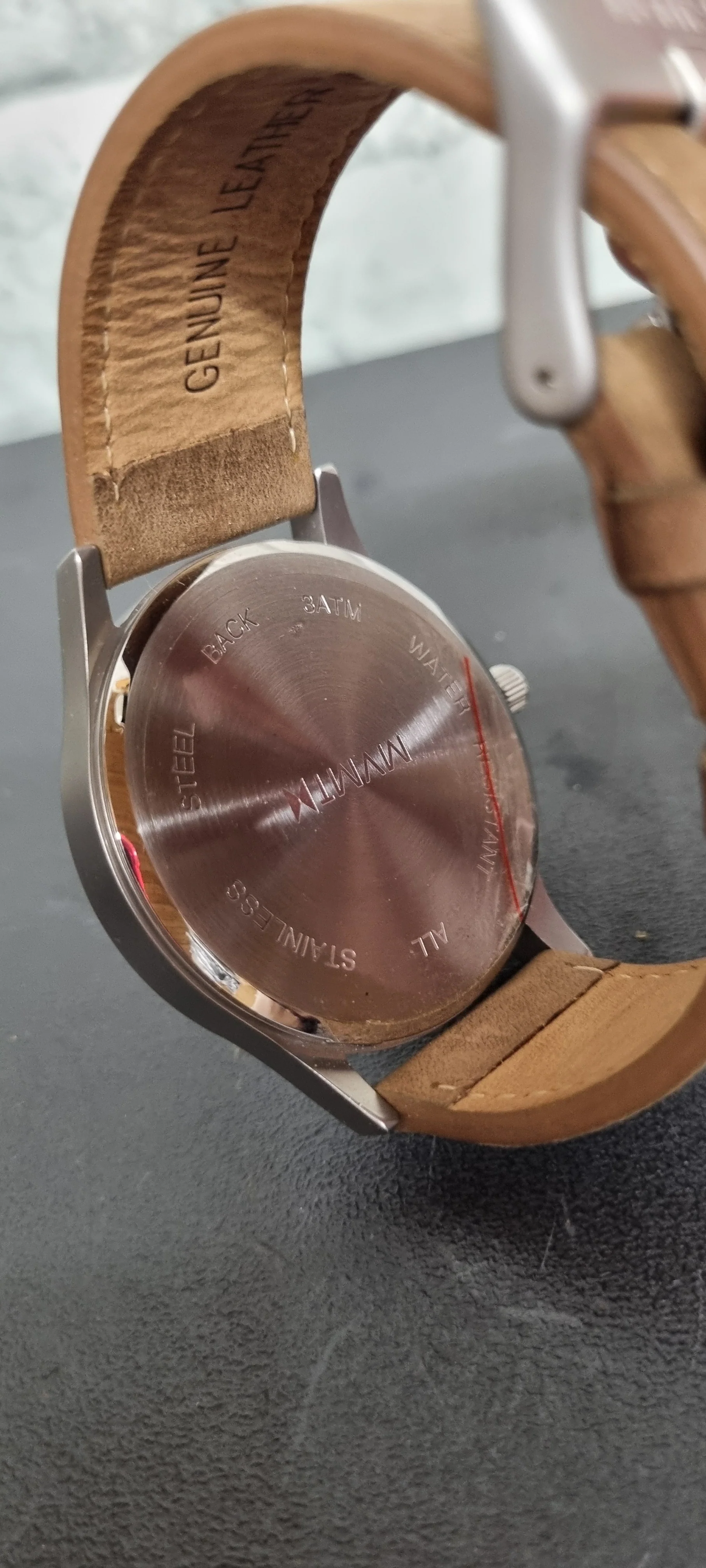 MVMT Classic Tan Leather Wrist Watch - Image 4