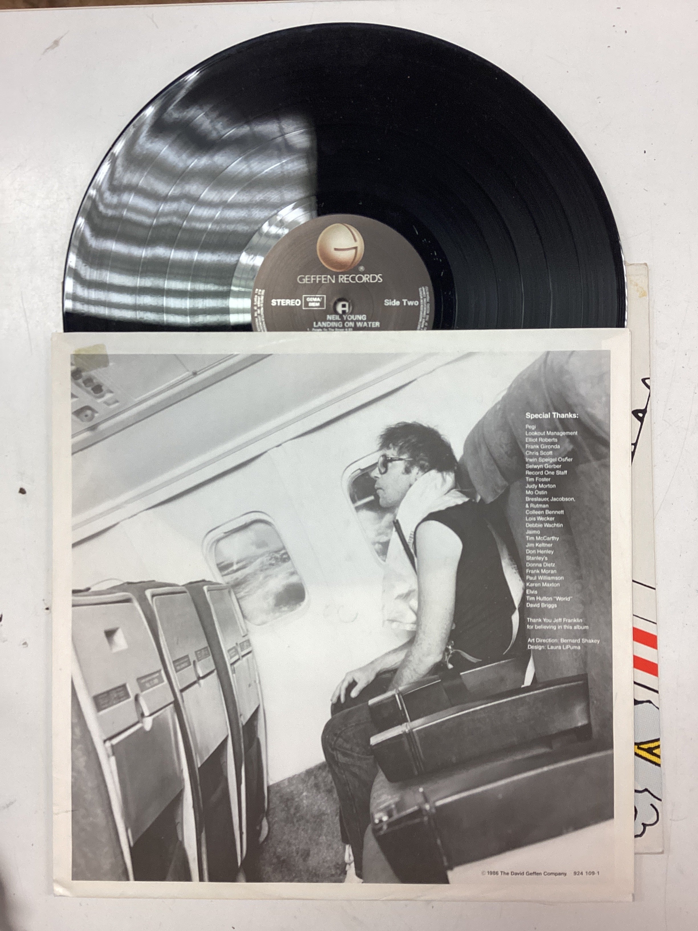 Neil Young- Landing On Water Vinyl - Image 3