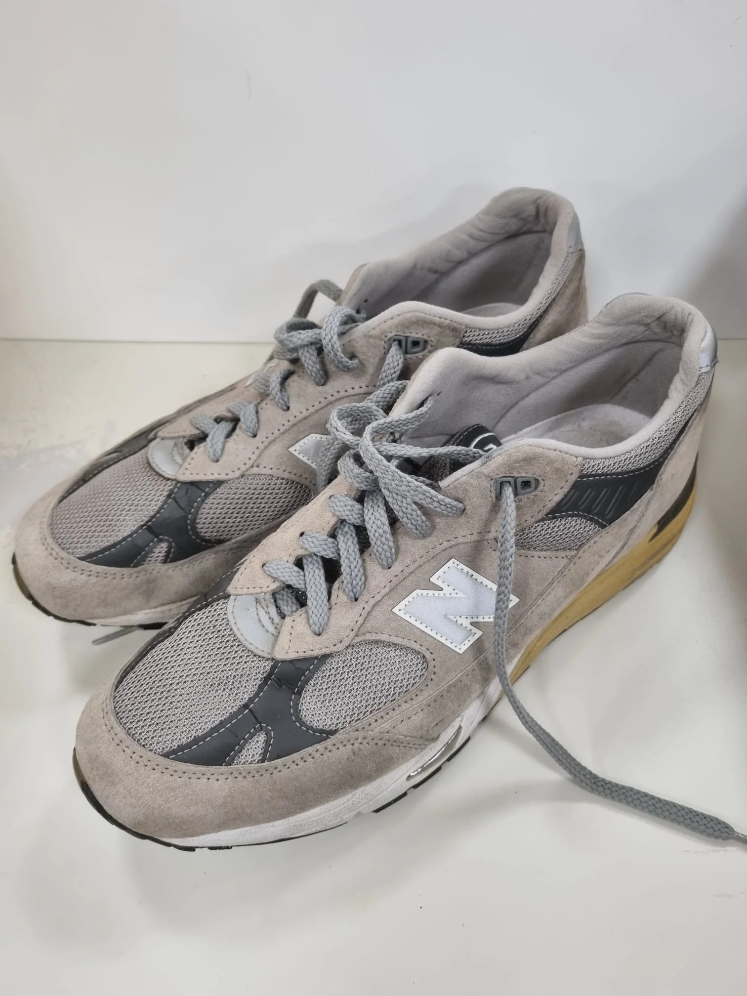 New Balance M991 GL Grey Running Shoes Size 11