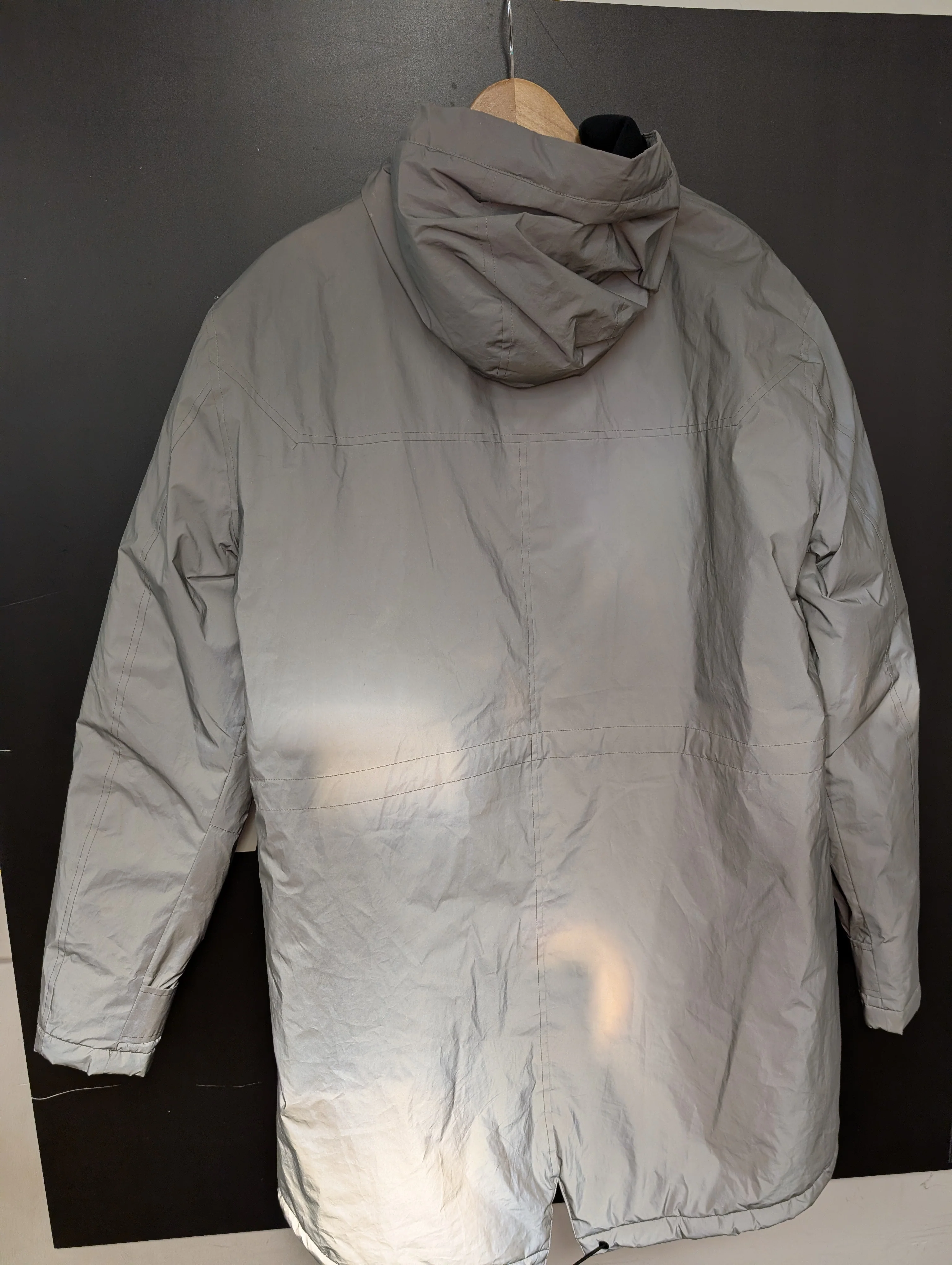 NICCE Reflecta White/Grey Parka Jacket Size M - Image 4