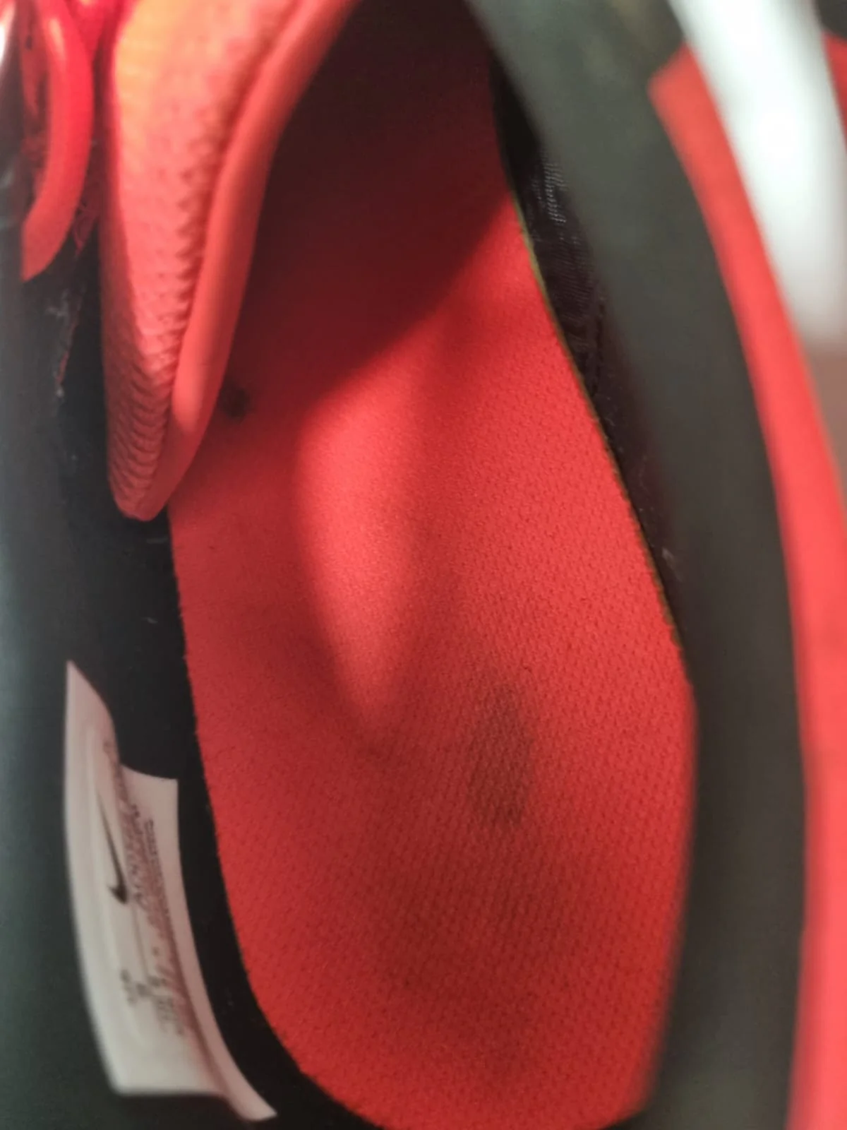 Nike Football Trainers Uk Size 8 Black/Red - Image 14