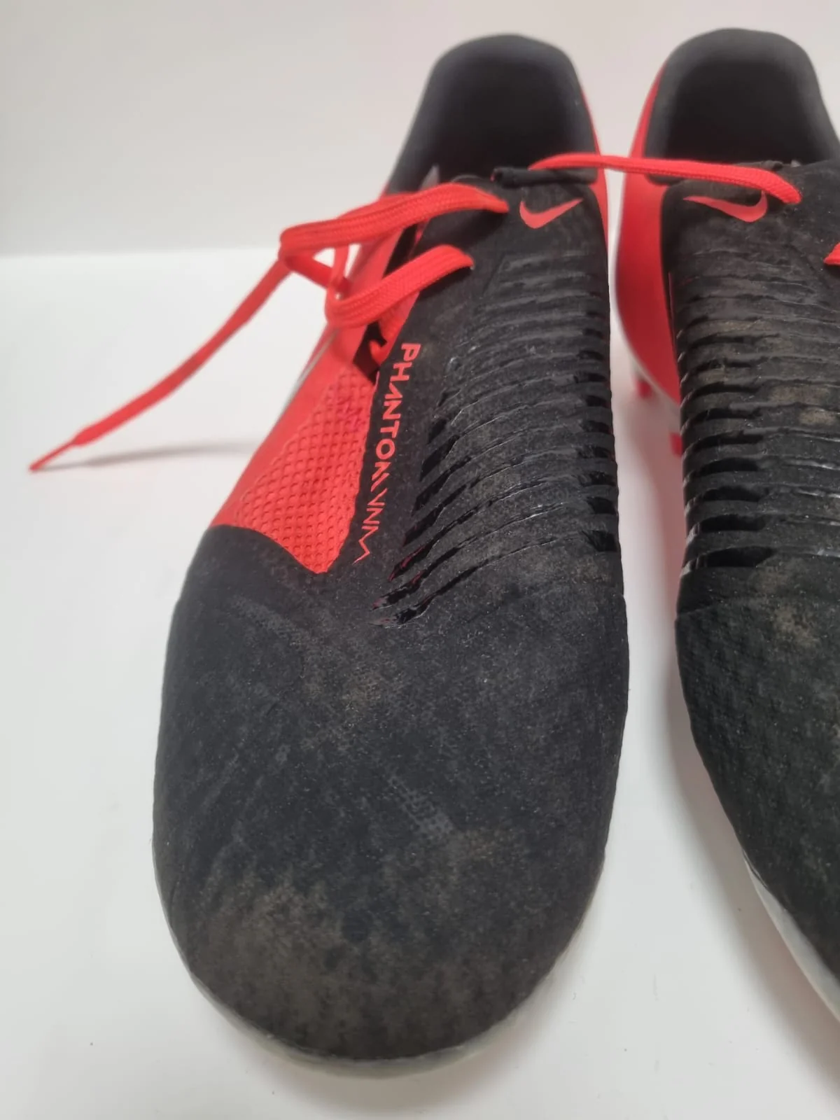 Nike Football Trainers Uk Size 8 Black/Red - Image 7