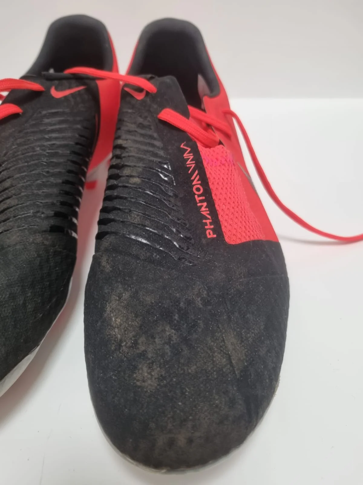 Nike Football Trainers Uk Size 8 Black/Red - Image 9