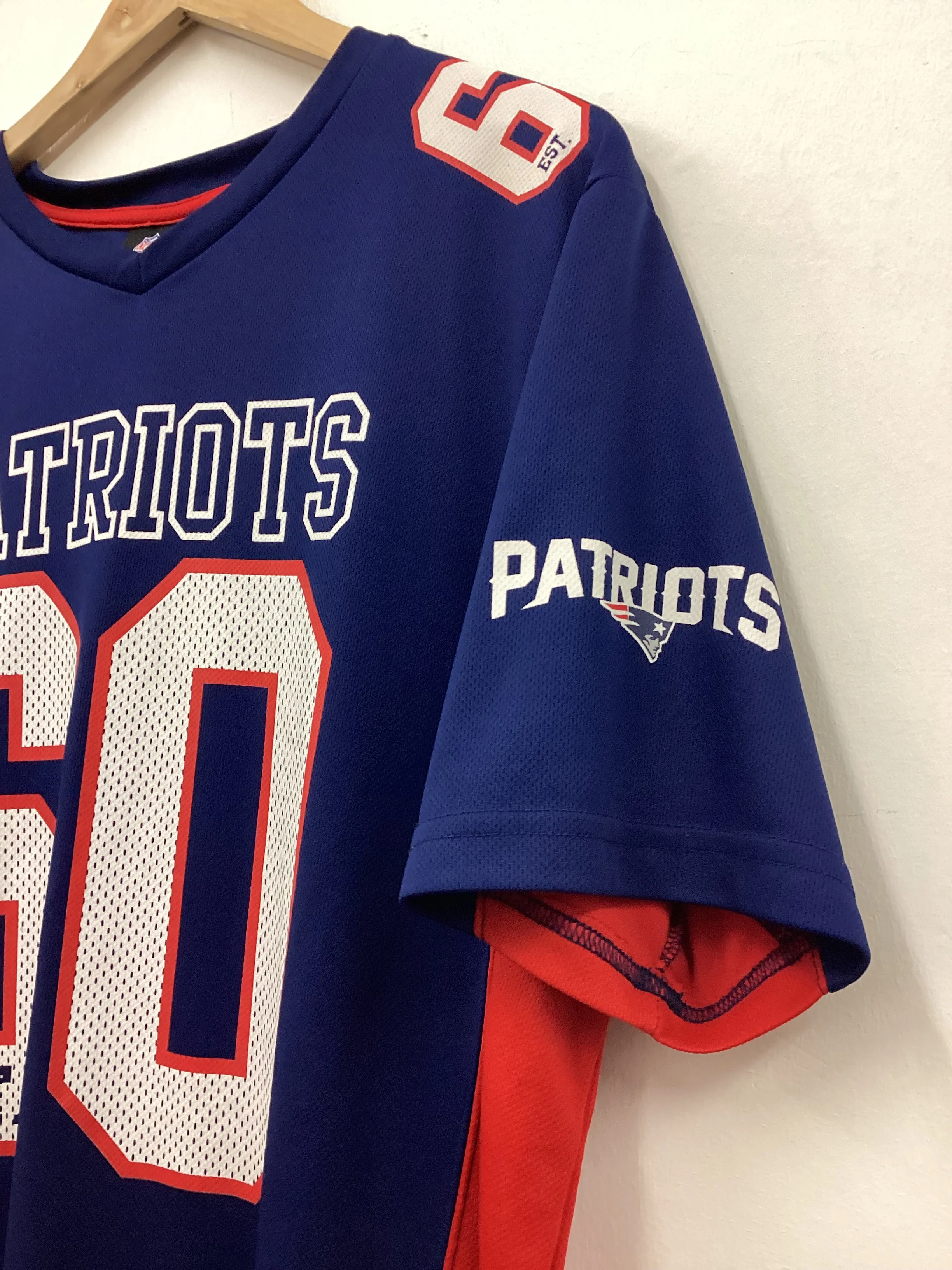 Patriots Est 60 NFL Team Apparel XL Jersey Shirt - Image 5