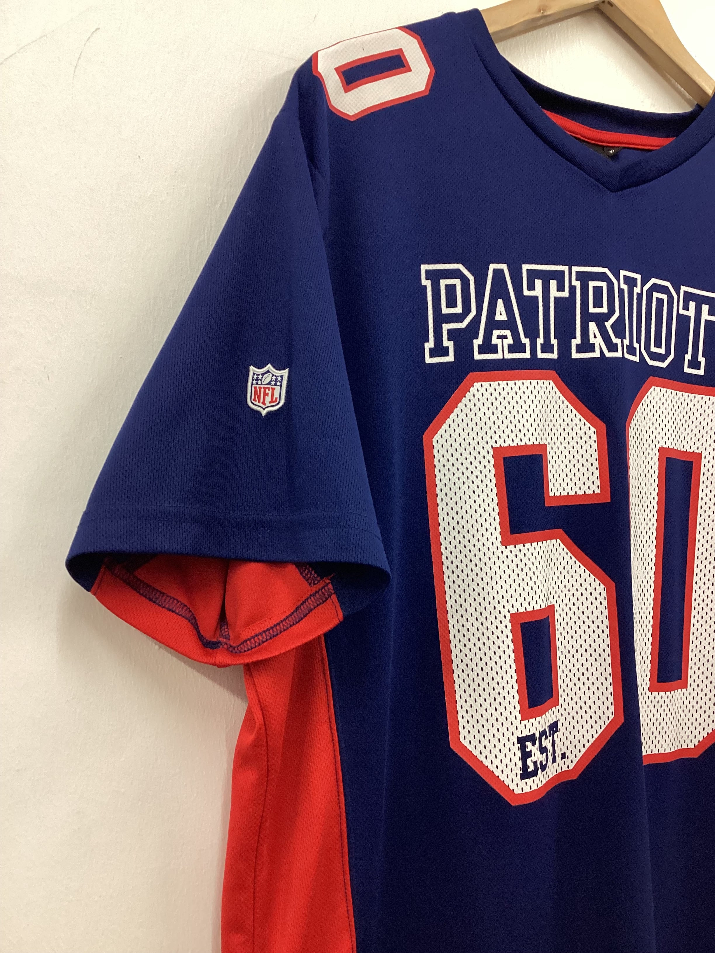 Patriots Est 60 NFL Team Apparel XL Jersey Shirt - Image 7