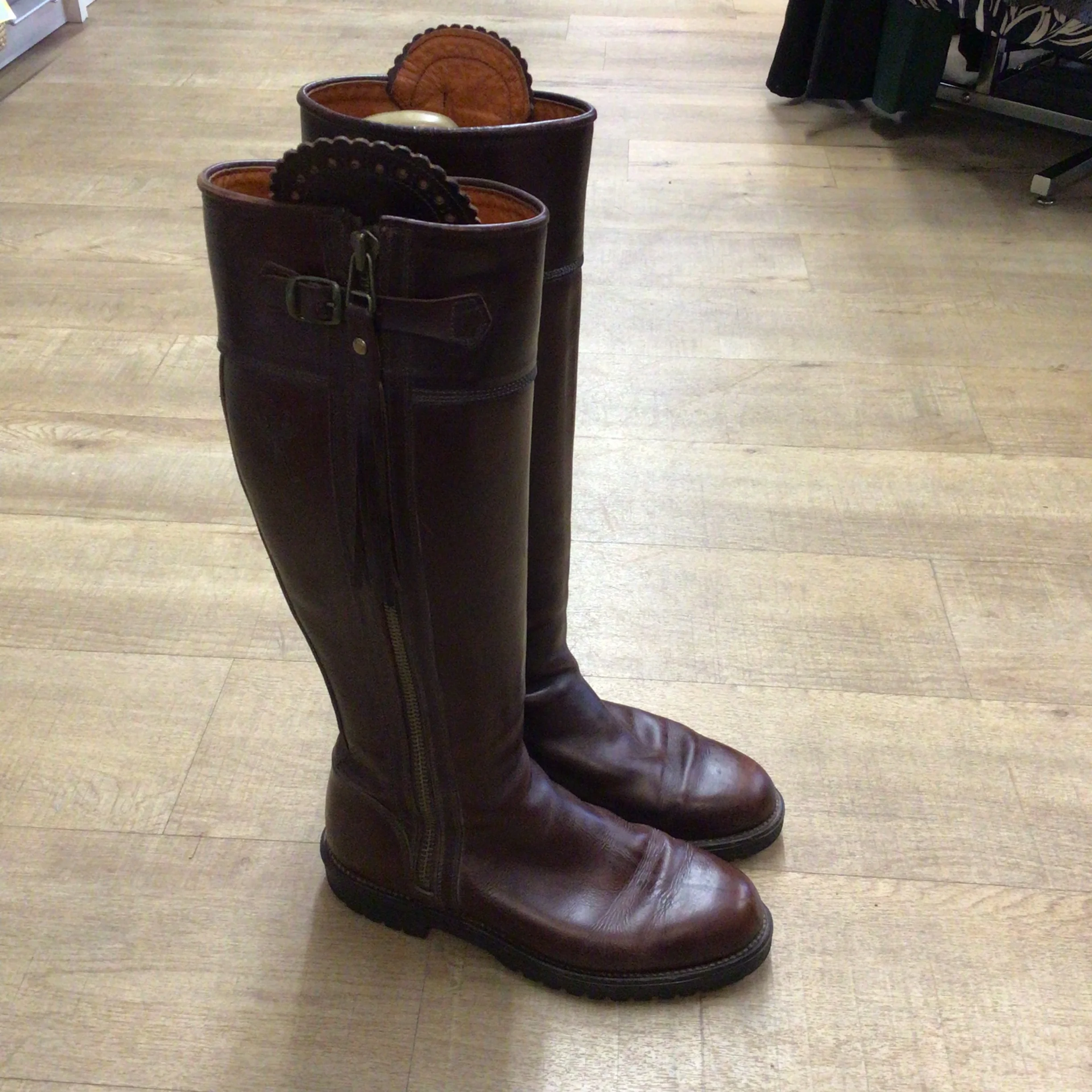 Penelope Chilvers Long Tassel Conker Brown Boots Size EU 41 - Image 3