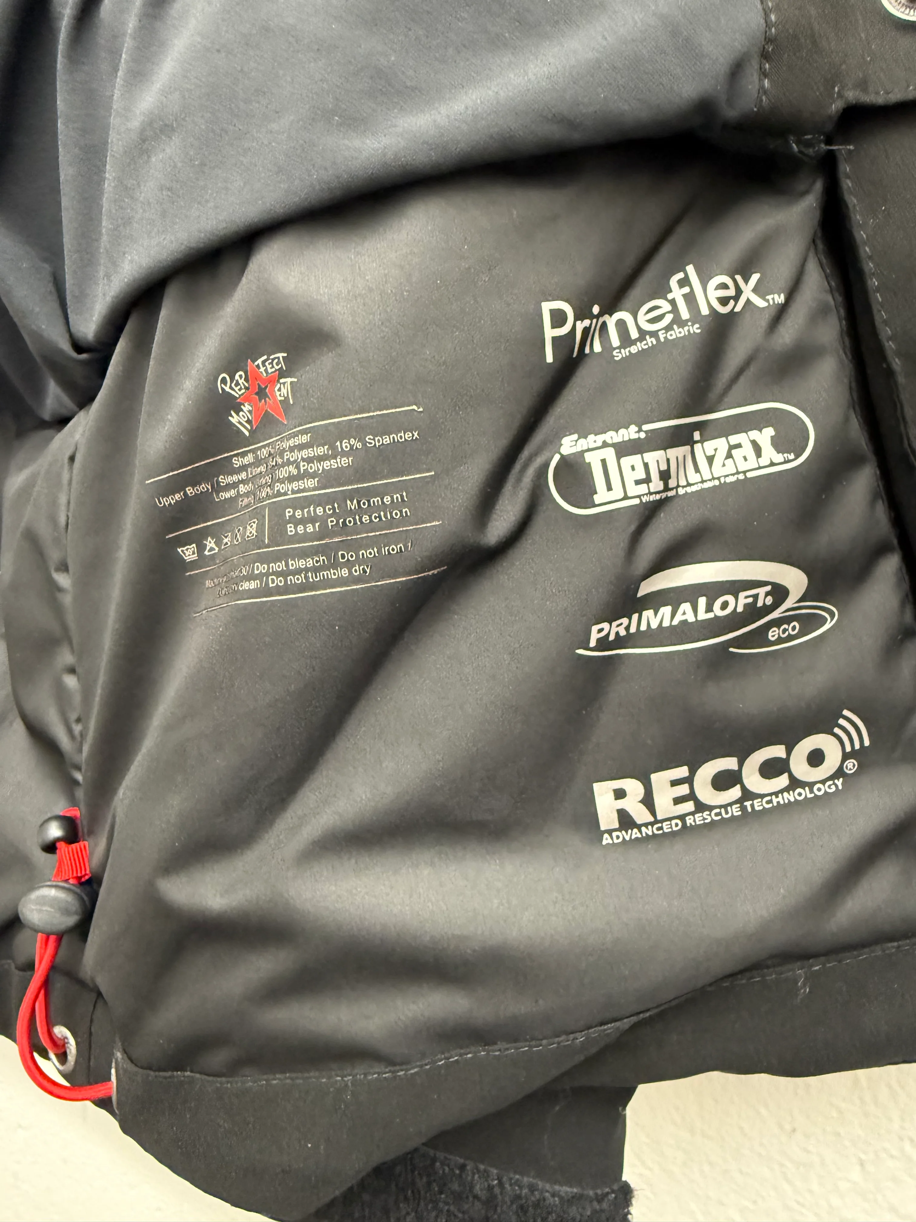 Perfect Moment Black Ski Jacket Size 10 - Image 4