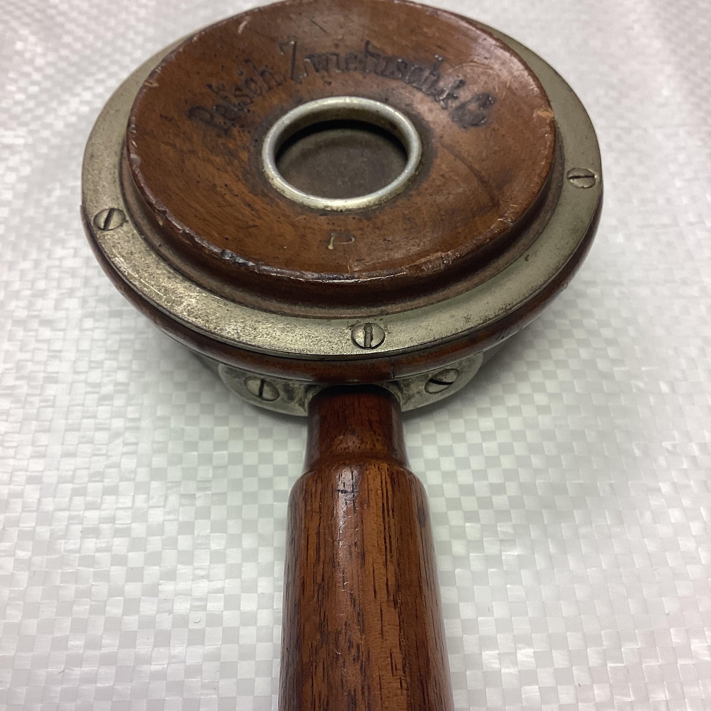 Petsch, Zwietusch & Co. German Brown Antique Telephone Receiver - Image 6