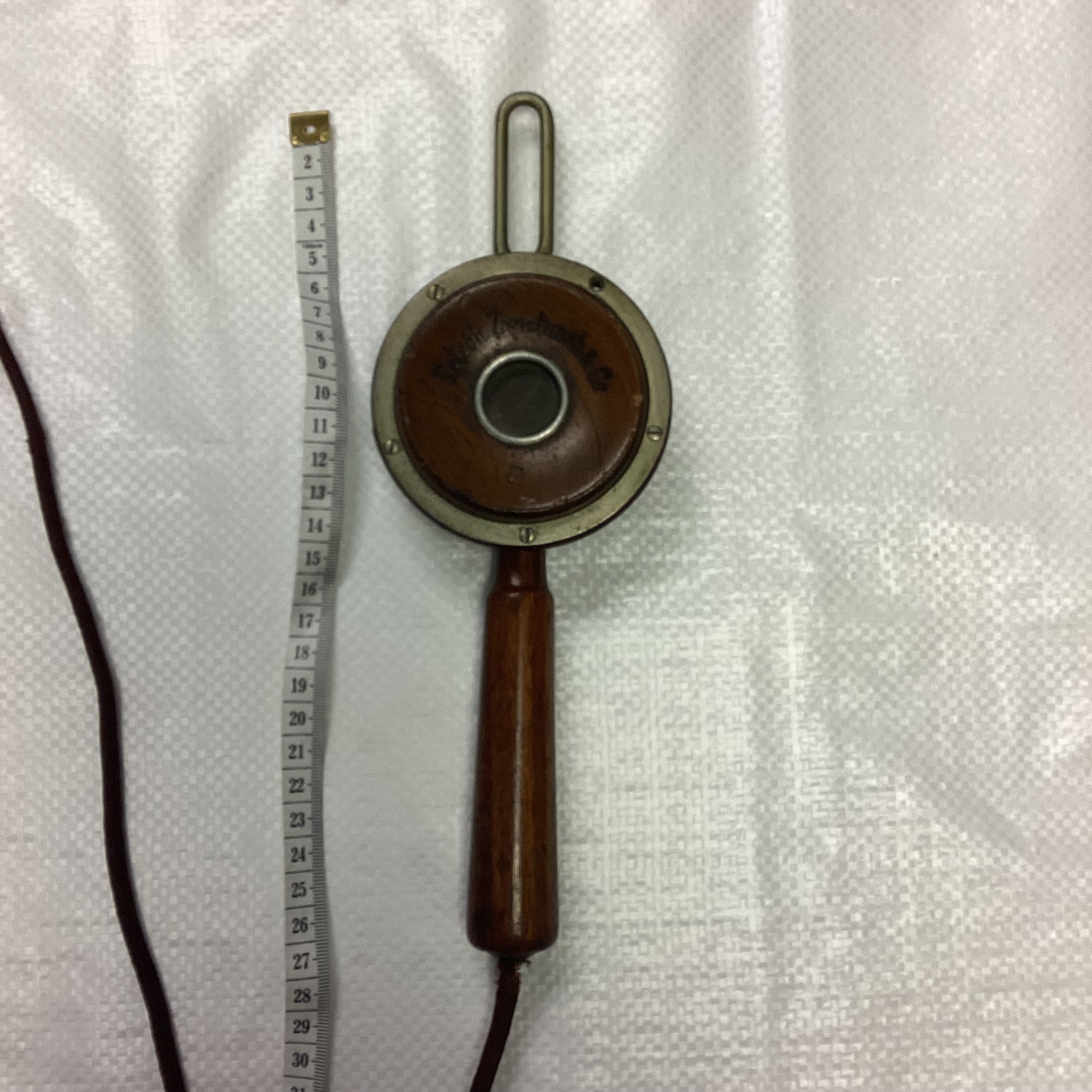 Petsch, Zwietusch & Co. German Brown Antique Telephone Receiver - Image 7