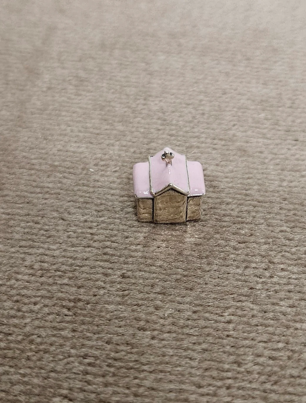 Pink Church Chappell Sterling Silver Charm - Image 3