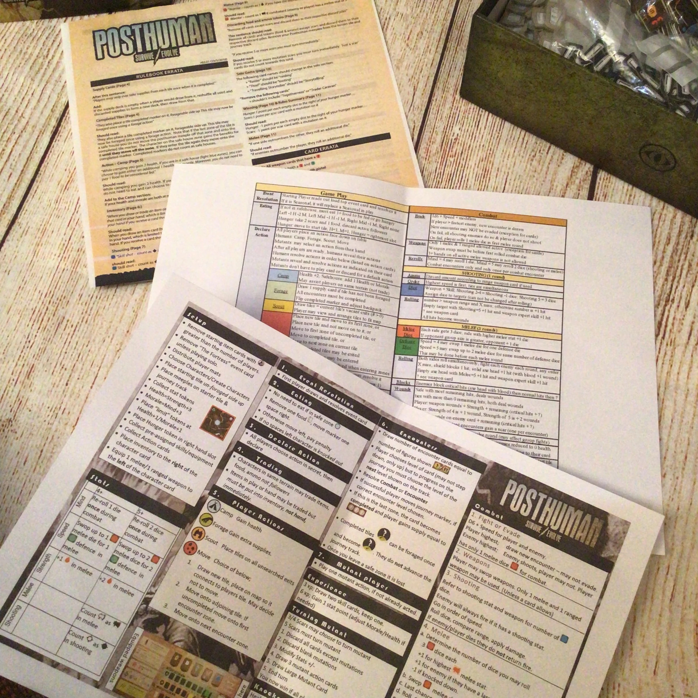 Posthuman (Survive/Evolve) Board Game w/Defiant Expansion - Image 11