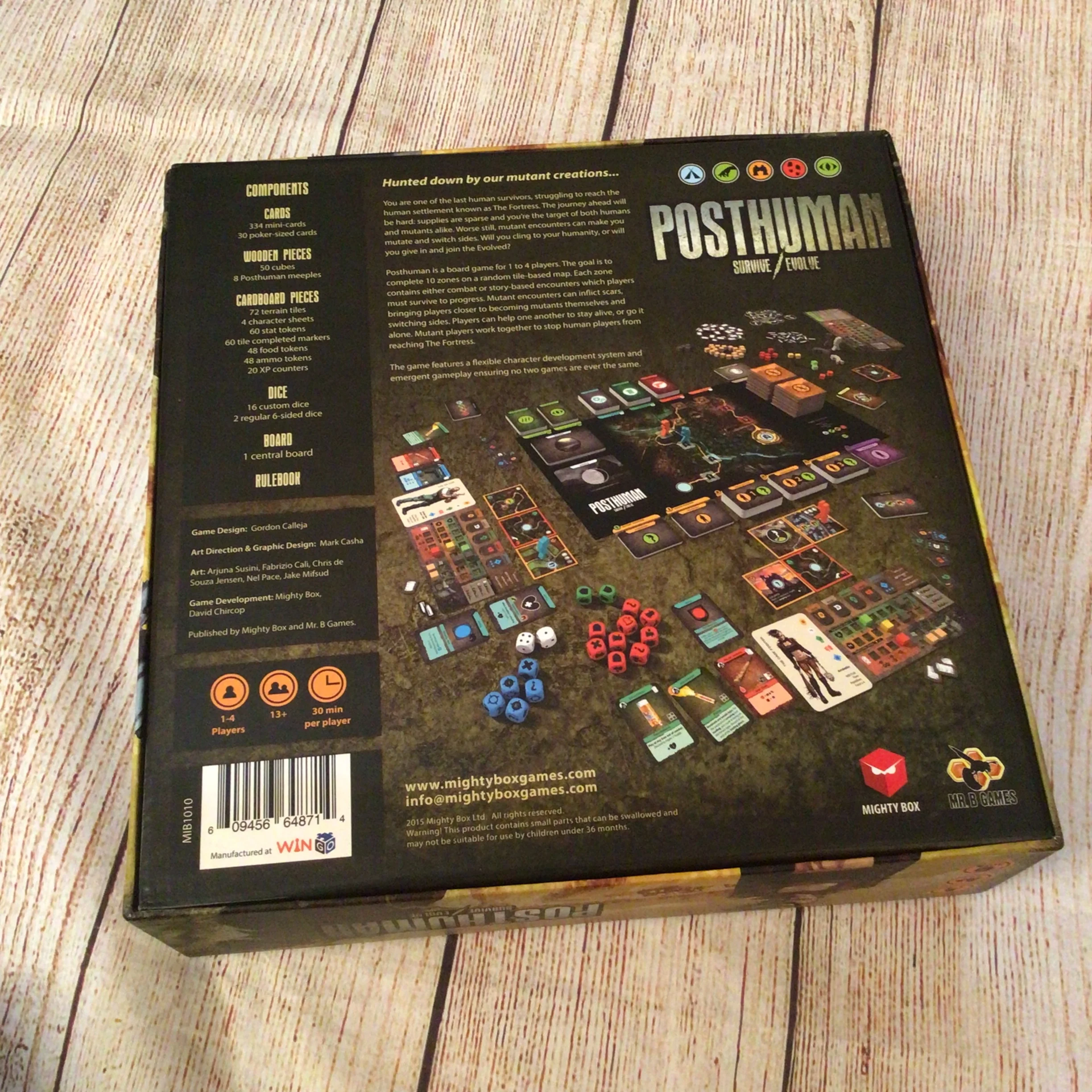 Posthuman (Survive/Evolve) Board Game w/Defiant Expansion - Image 4