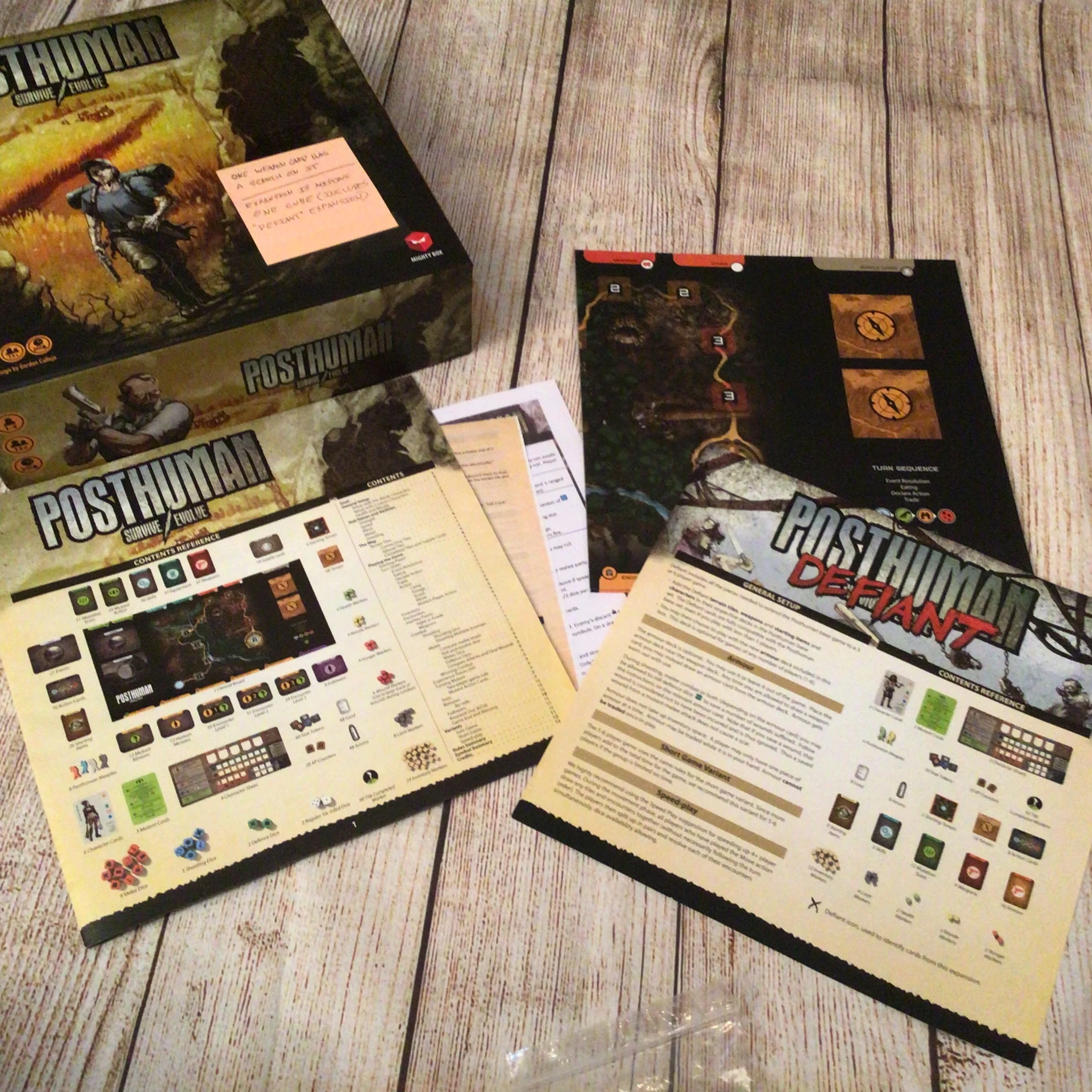 Posthuman (Survive/Evolve) Board Game w/Defiant Expansion - Image 7