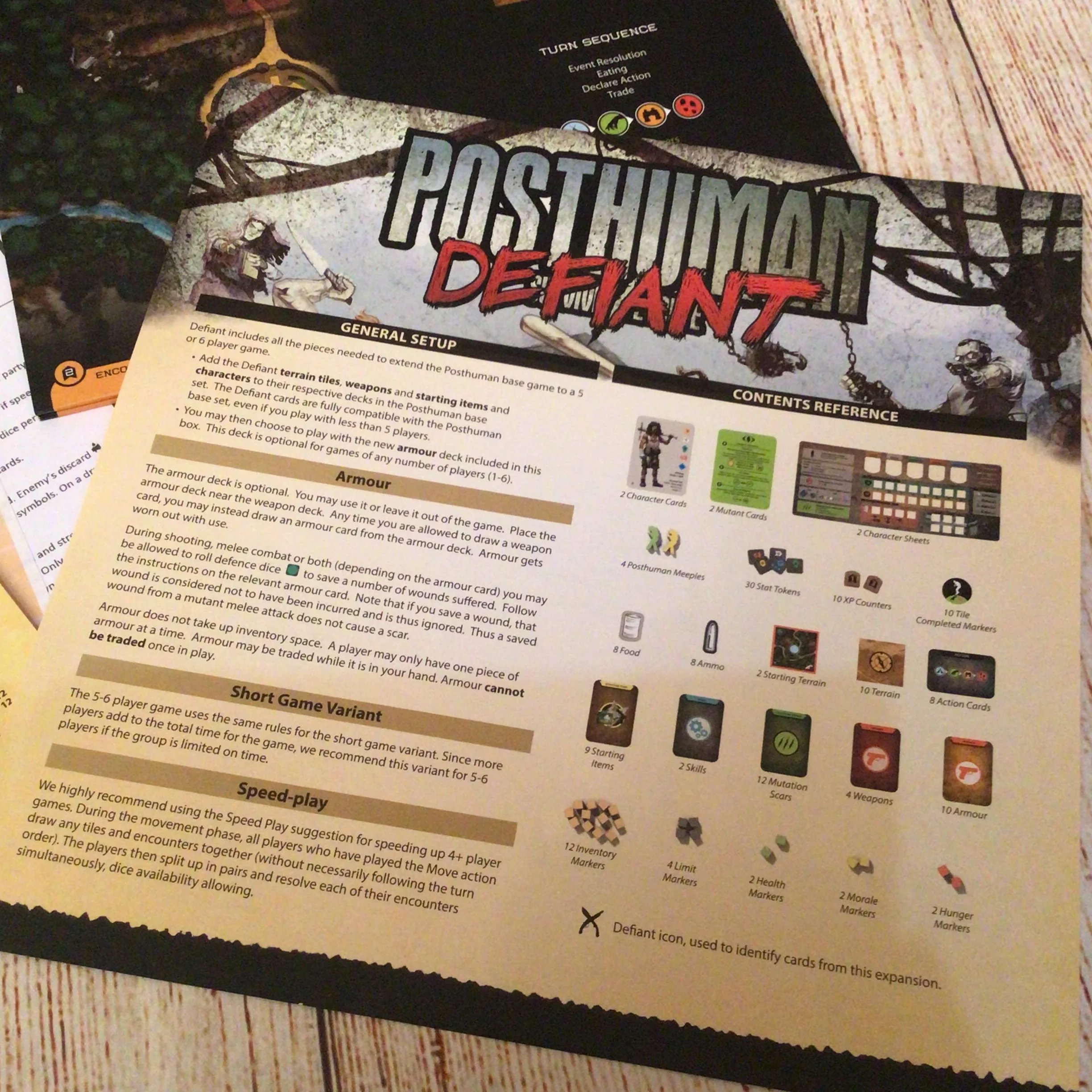 Posthuman (Survive/Evolve) Board Game w/Defiant Expansion - Image 9