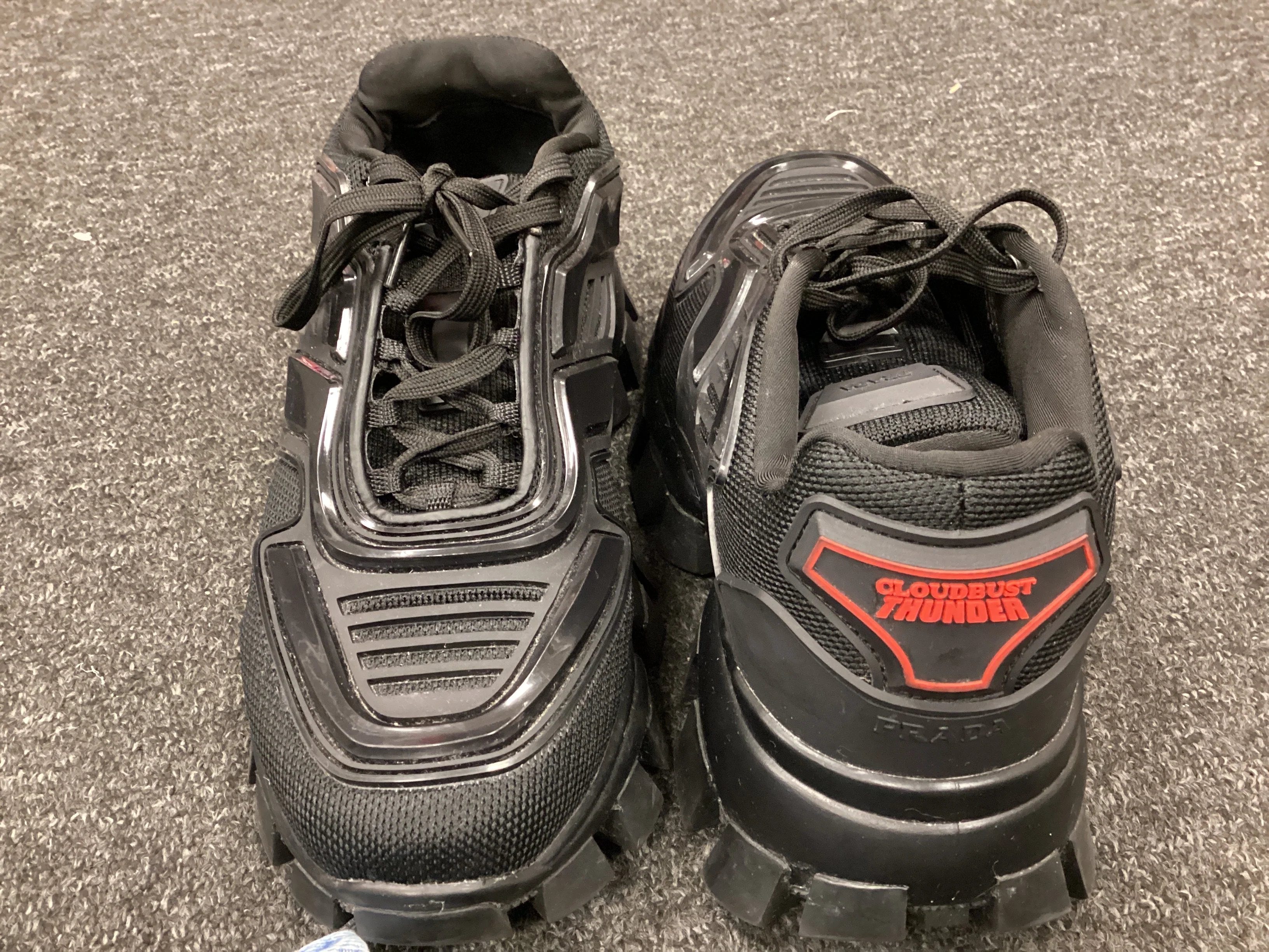 Prada Cloudbust Thunder Chunky Sole Trainers Black - Size 6 - Image 6