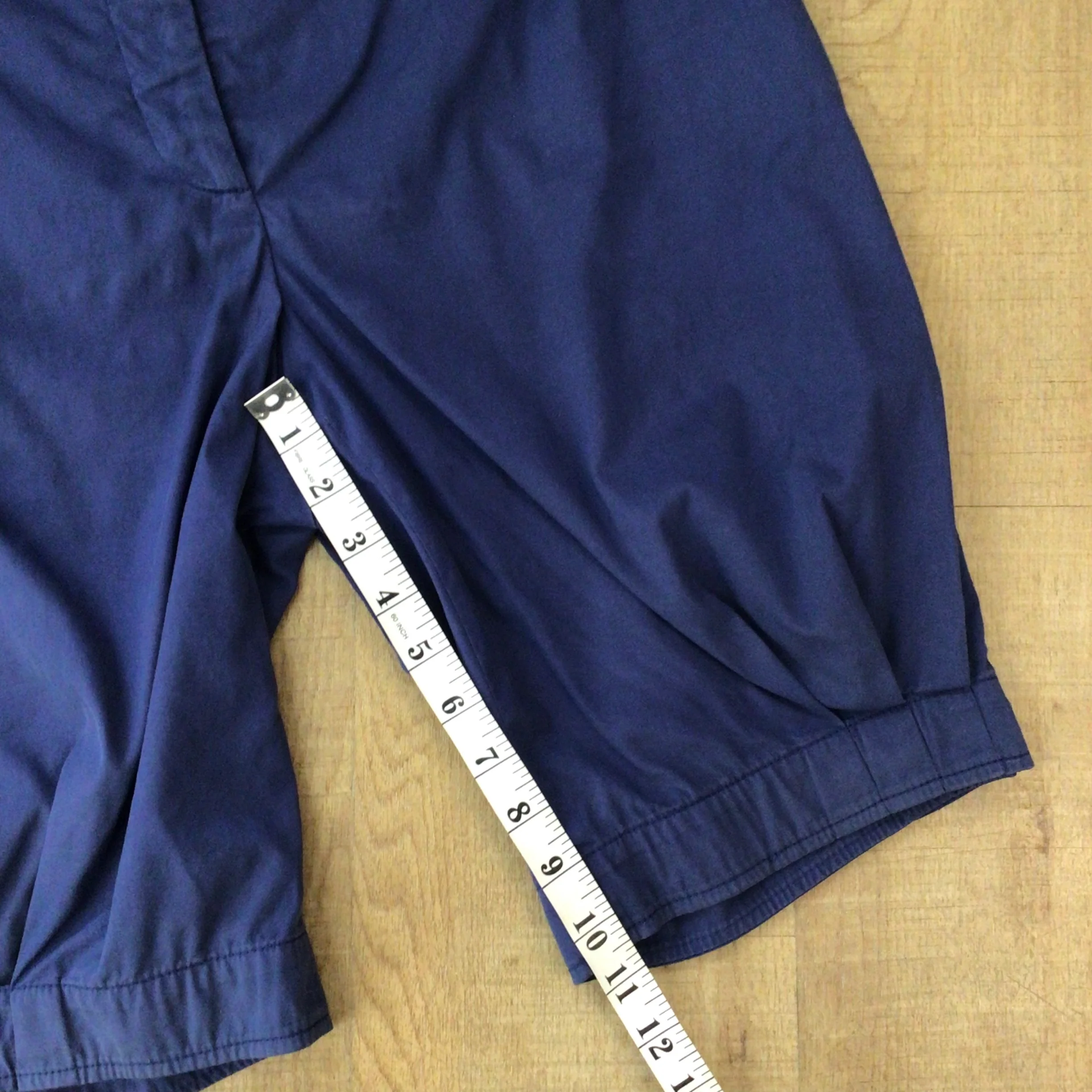 Prada Navy Blue Cotton Blend Shorts Size 44 (on label) - Image 13