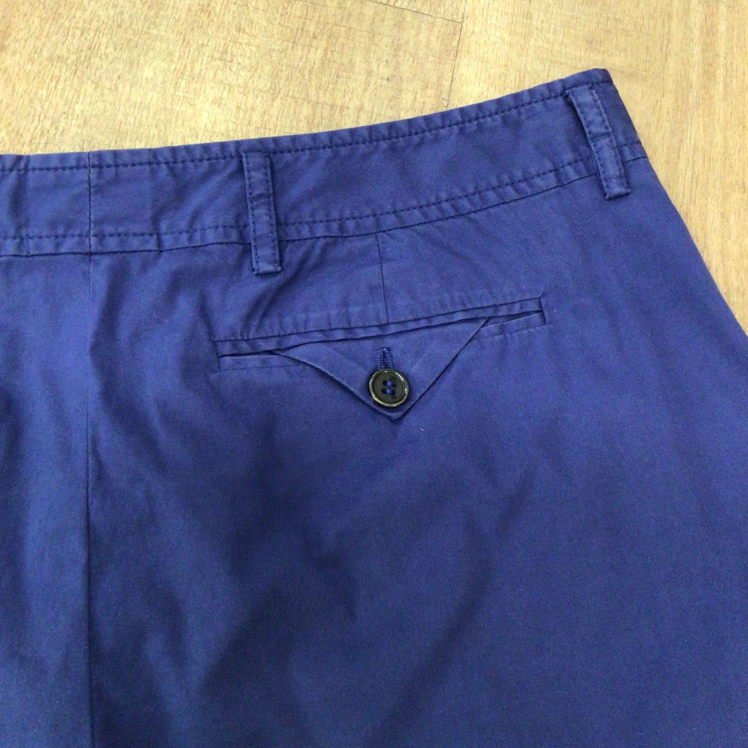 Prada Navy Blue Cotton Blend Shorts Size 44 (on label) - Image 8