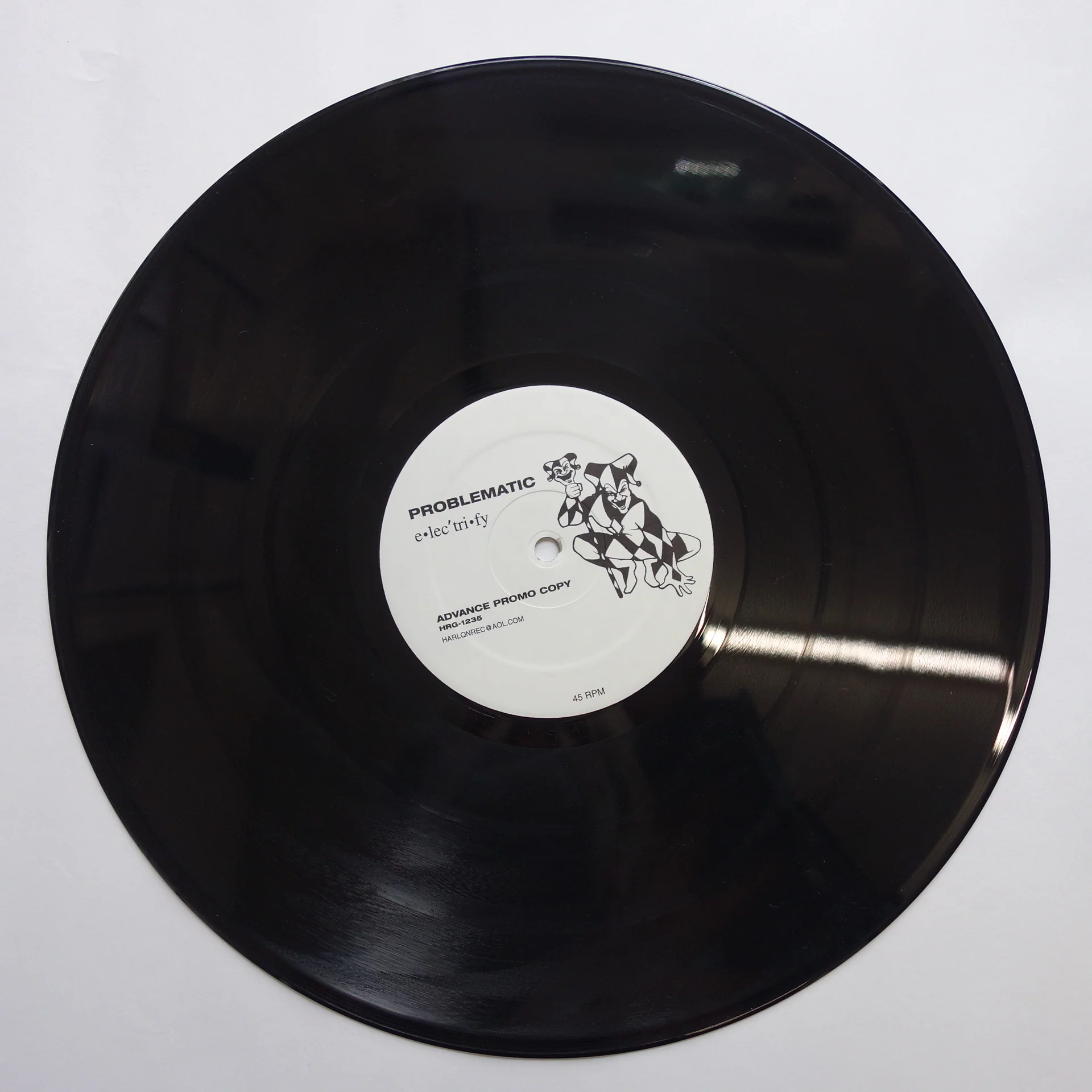 Problematic - Electrify Me 12" Promo vinyl single on Harlequin Recording Group - HRG 1235 - Image 4