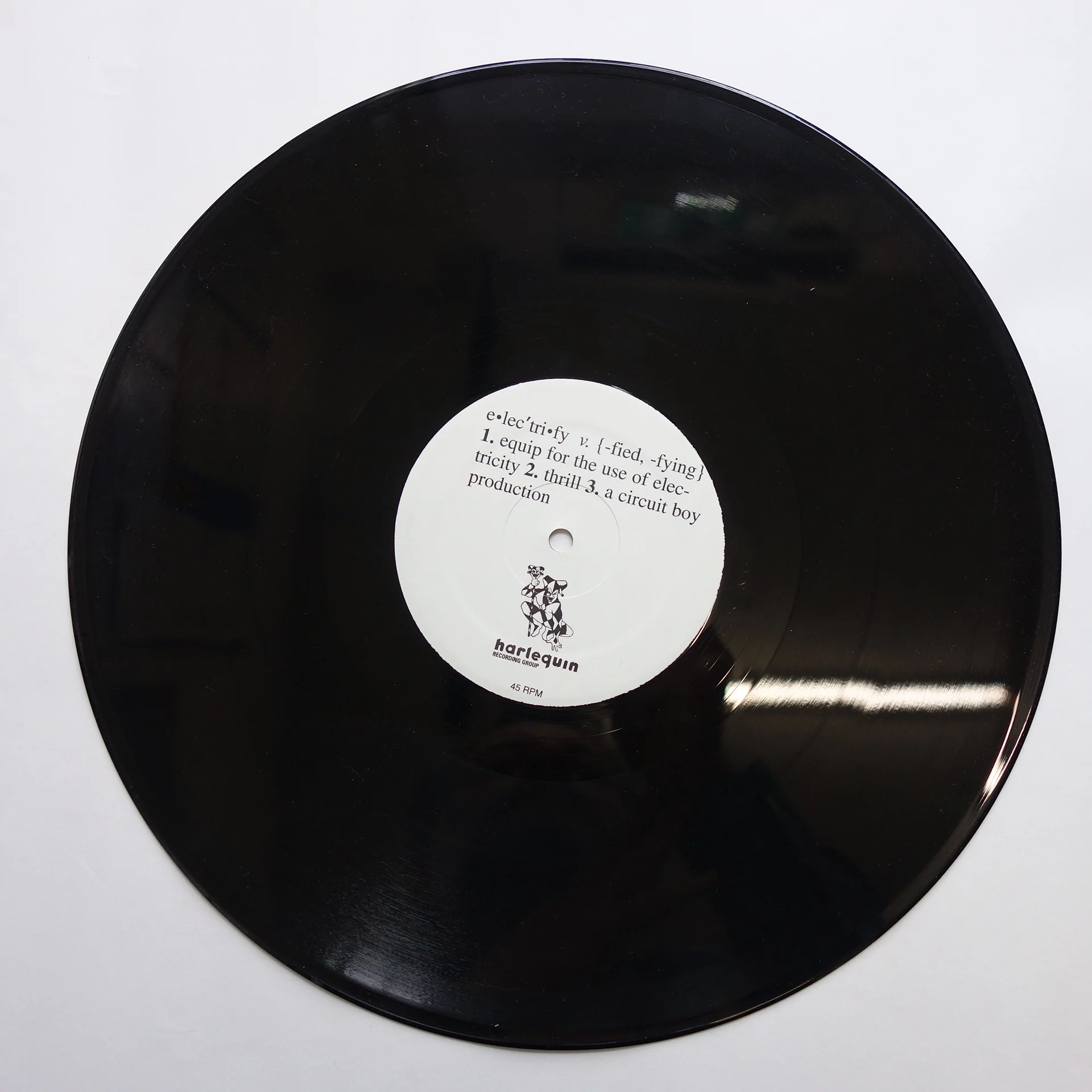 Problematic - Electrify Me 12" Promo vinyl single on Harlequin Recording Group - HRG 1235 - Image 6