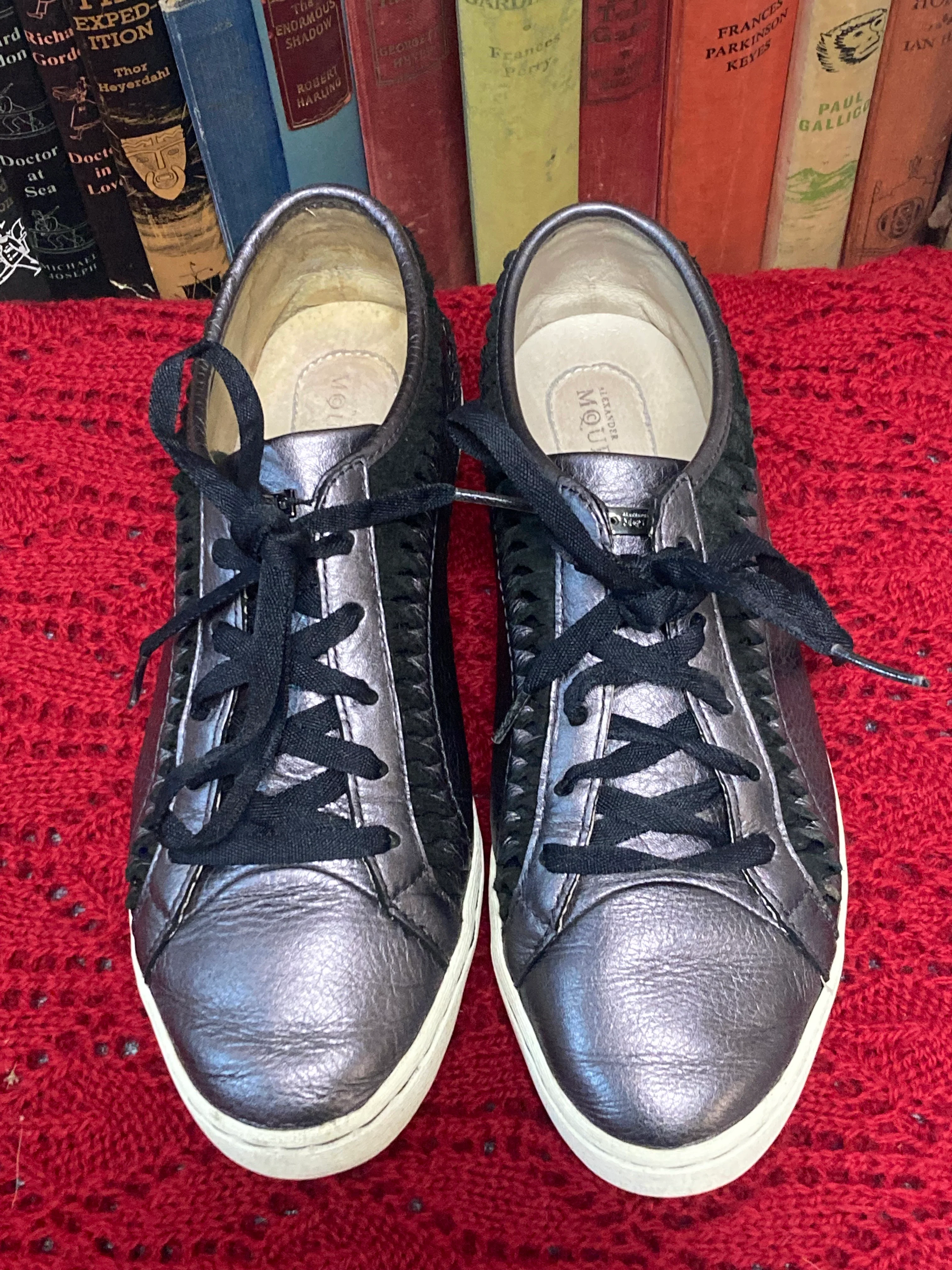 Puma x Alexander McQueen Purple Entwine Lo Trainer Size 5 - Image 7