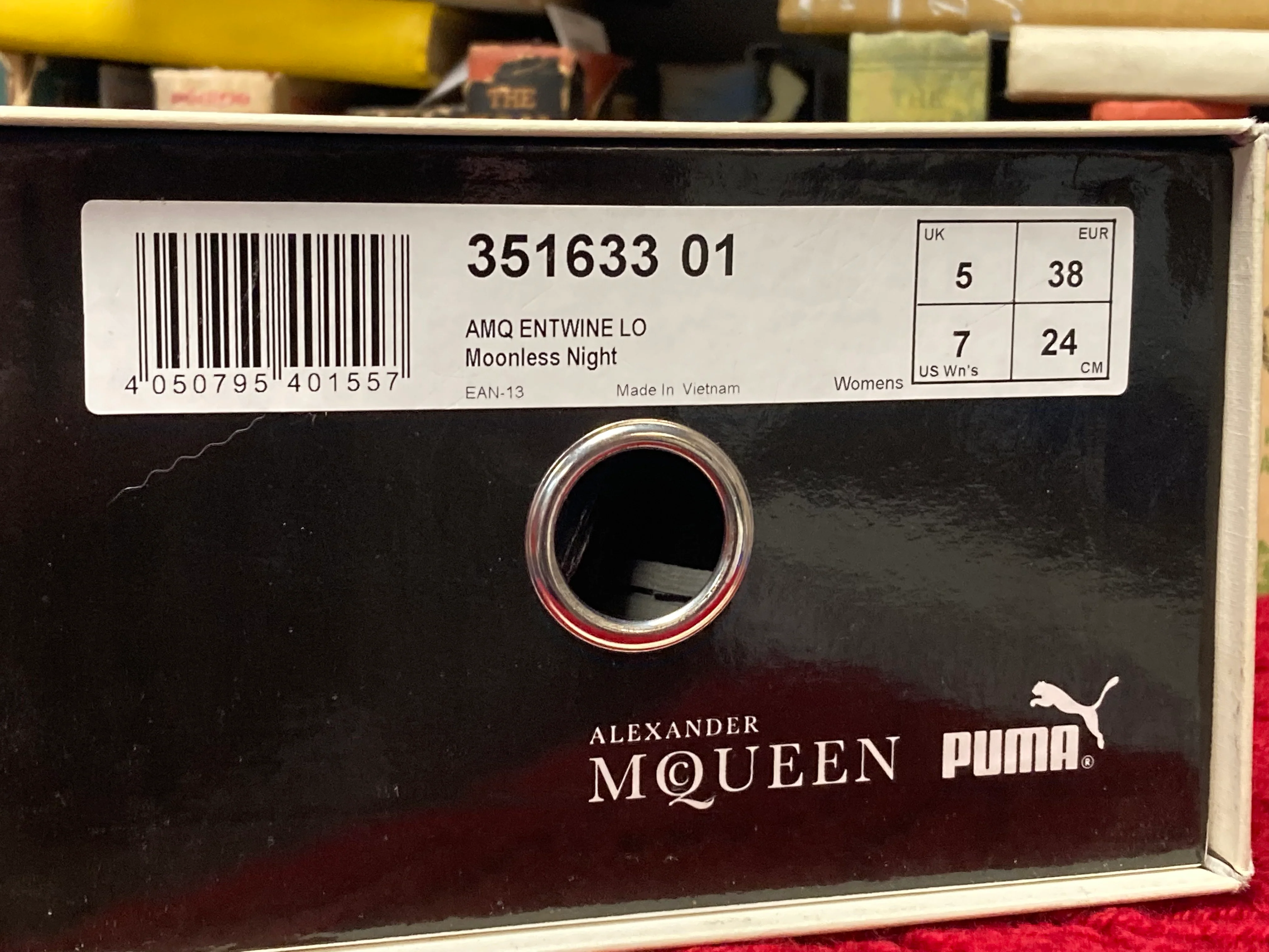 Puma x Alexander McQueen Purple Entwine Lo Trainer Size 5 - Image 9