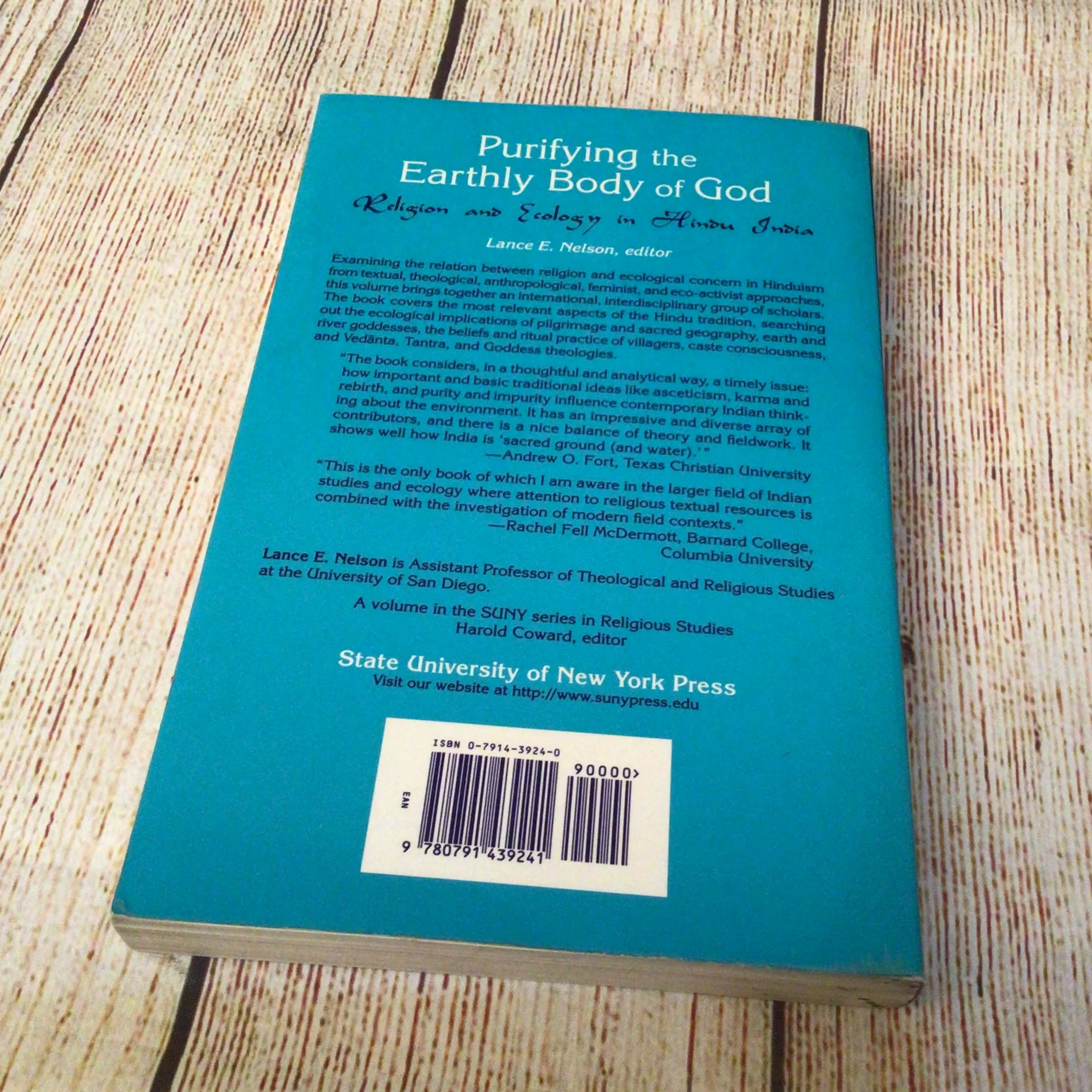 Purifying the Earthly Body of God: Religion & Ecology in Hindu India (1998) - Image 2
