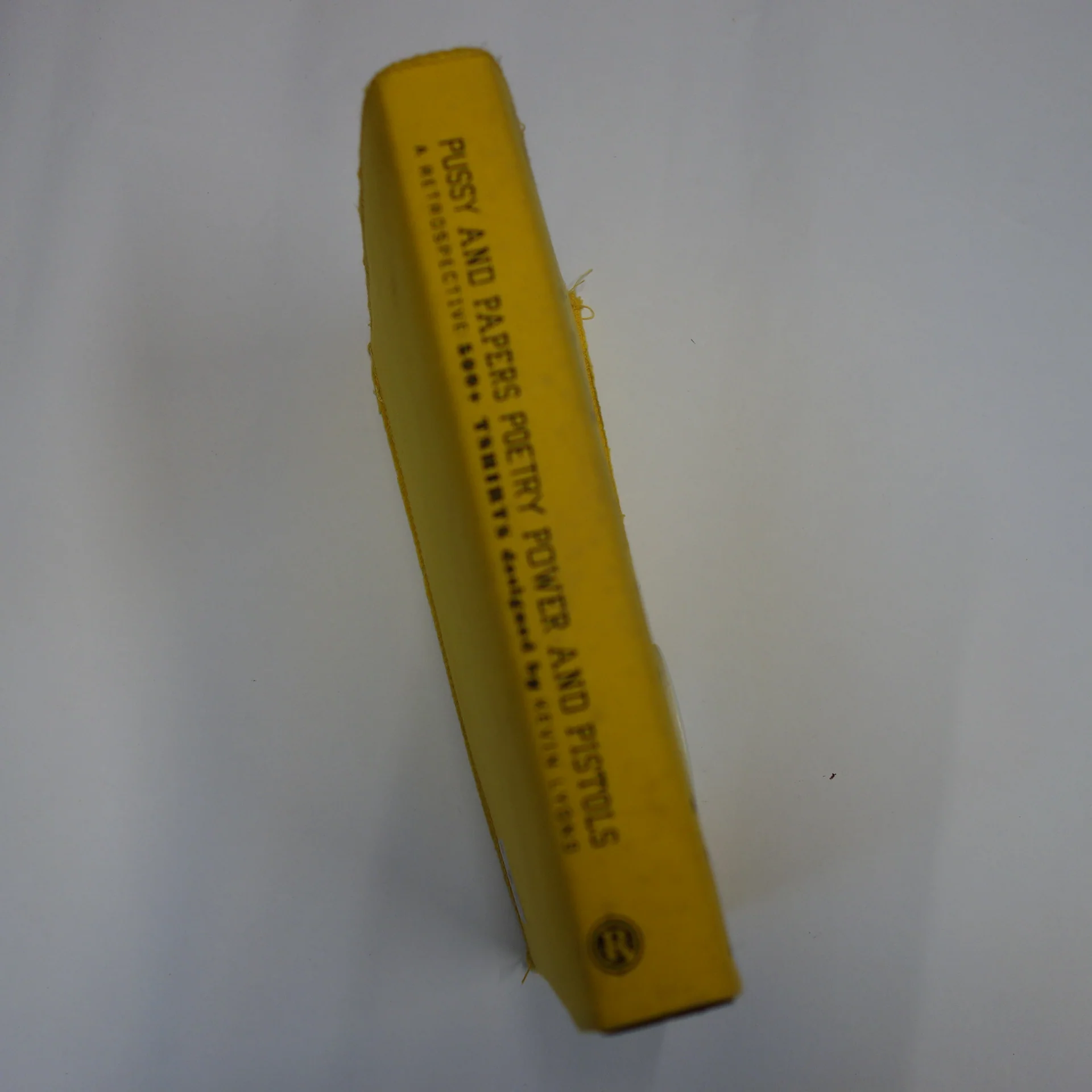 Pussy and Papers Poetry Power and Pistols a Retrospective by Kevin Lyons - Rare hardback book with badge - Image 7