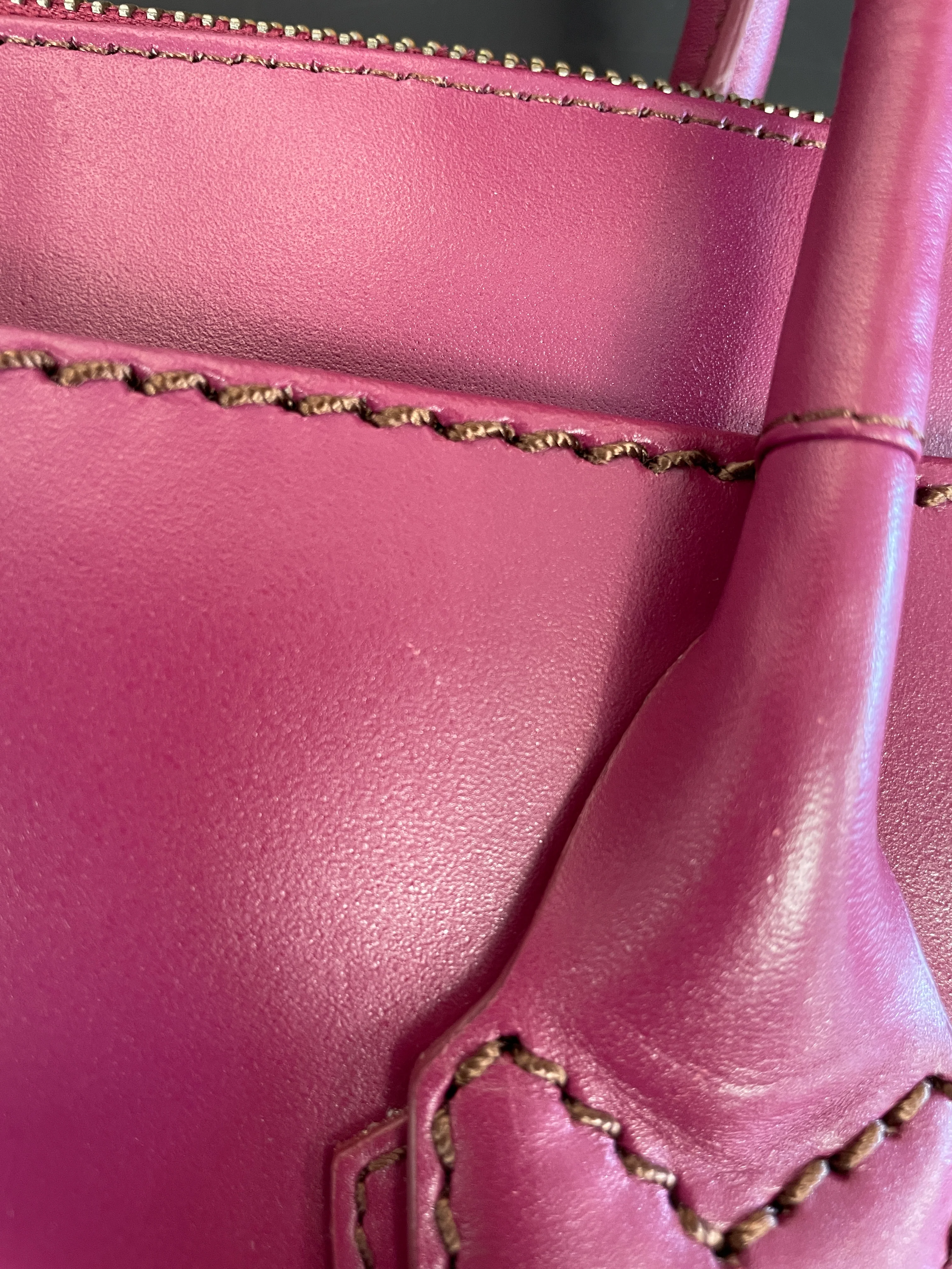 Radley Purple Leather Bag Handbag with Charms - Image 13