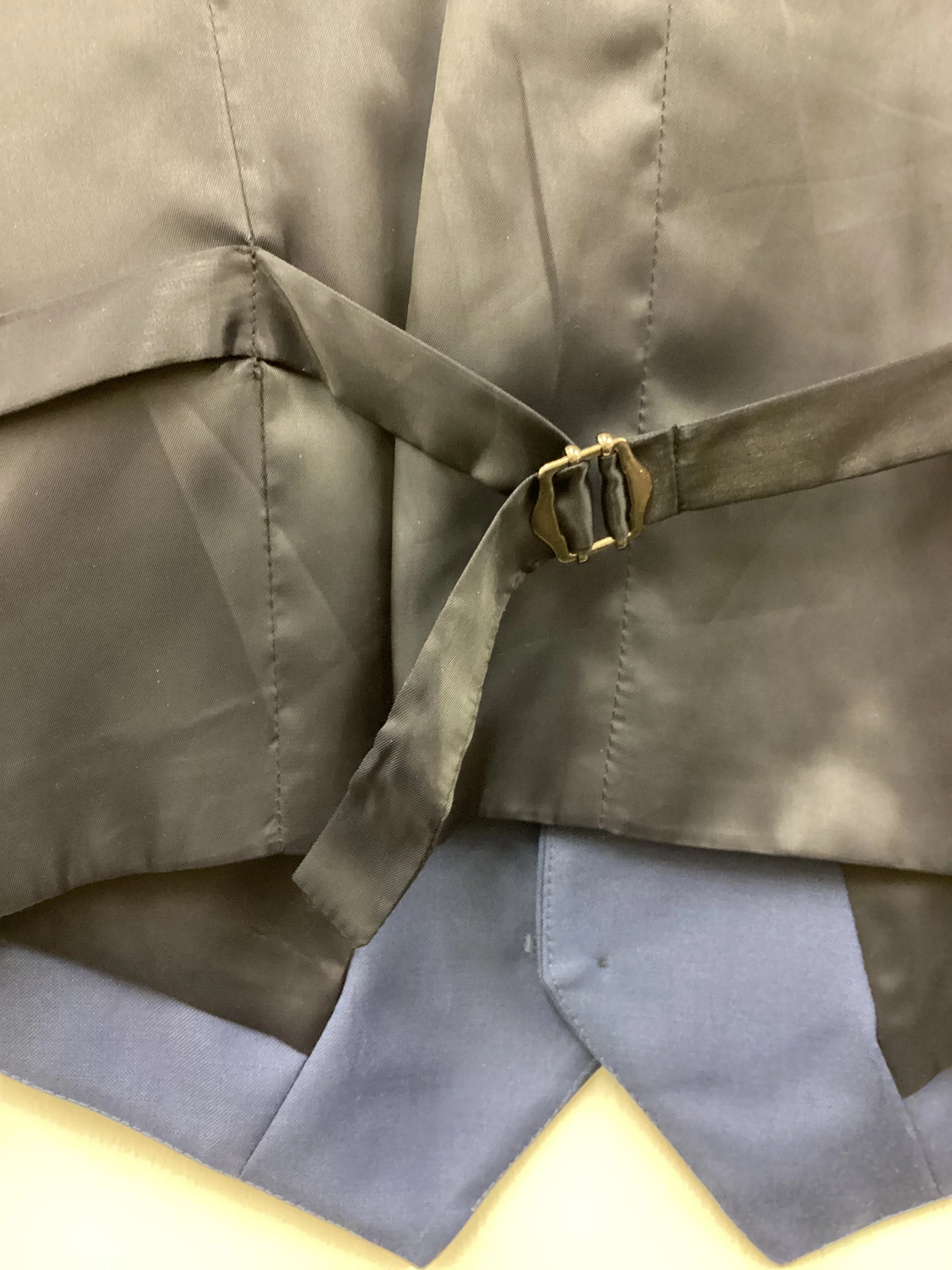 Reis Blue 3 Piece Suit 38” Chest 30” Waist - Image 11
