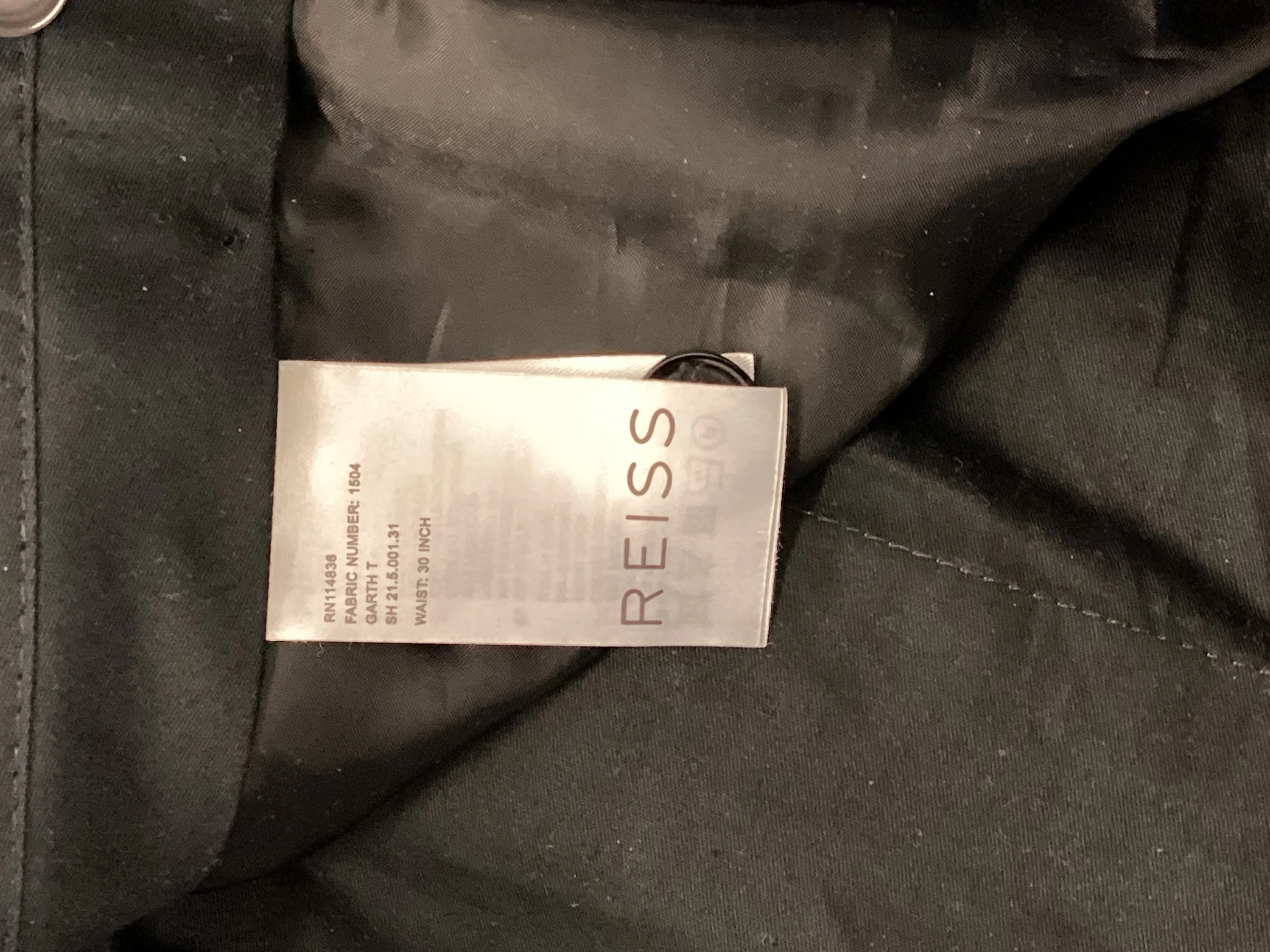 Reis Blue 3 Piece Suit 38” Chest 30” Waist - Image 20