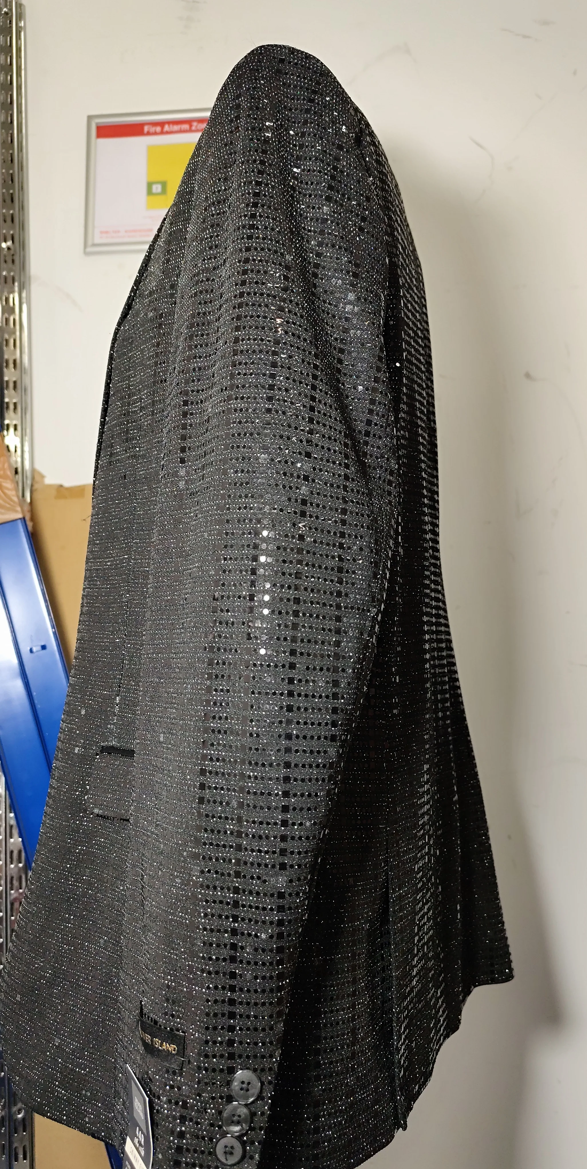 River Island Woman's Black Sequin Blazer | 44R - Image 4