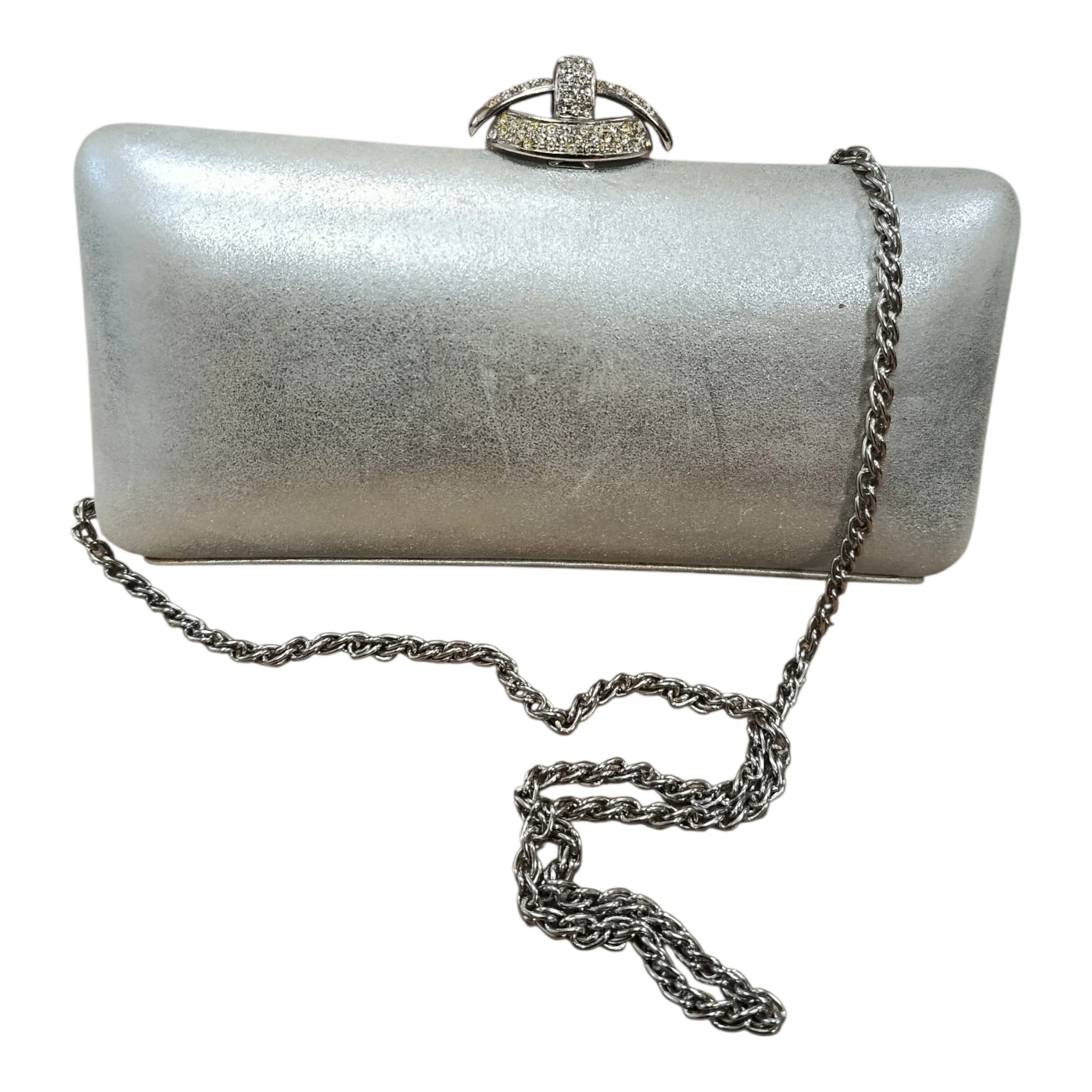Rodo Silver Clutch Bag - Image 4