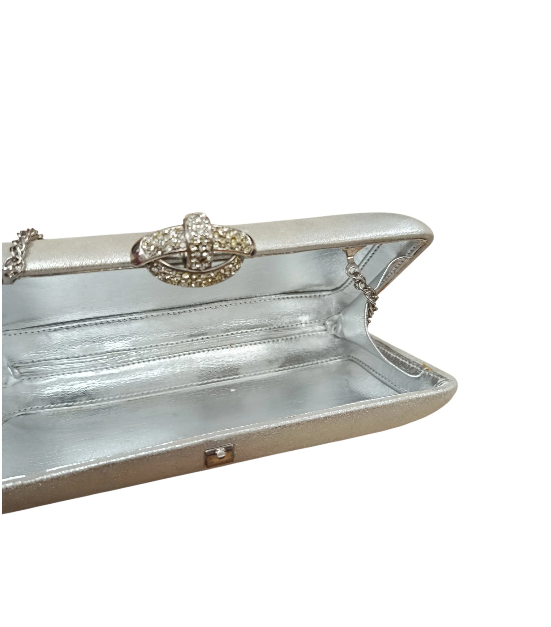 Rodo Silver Clutch Bag - Image 7