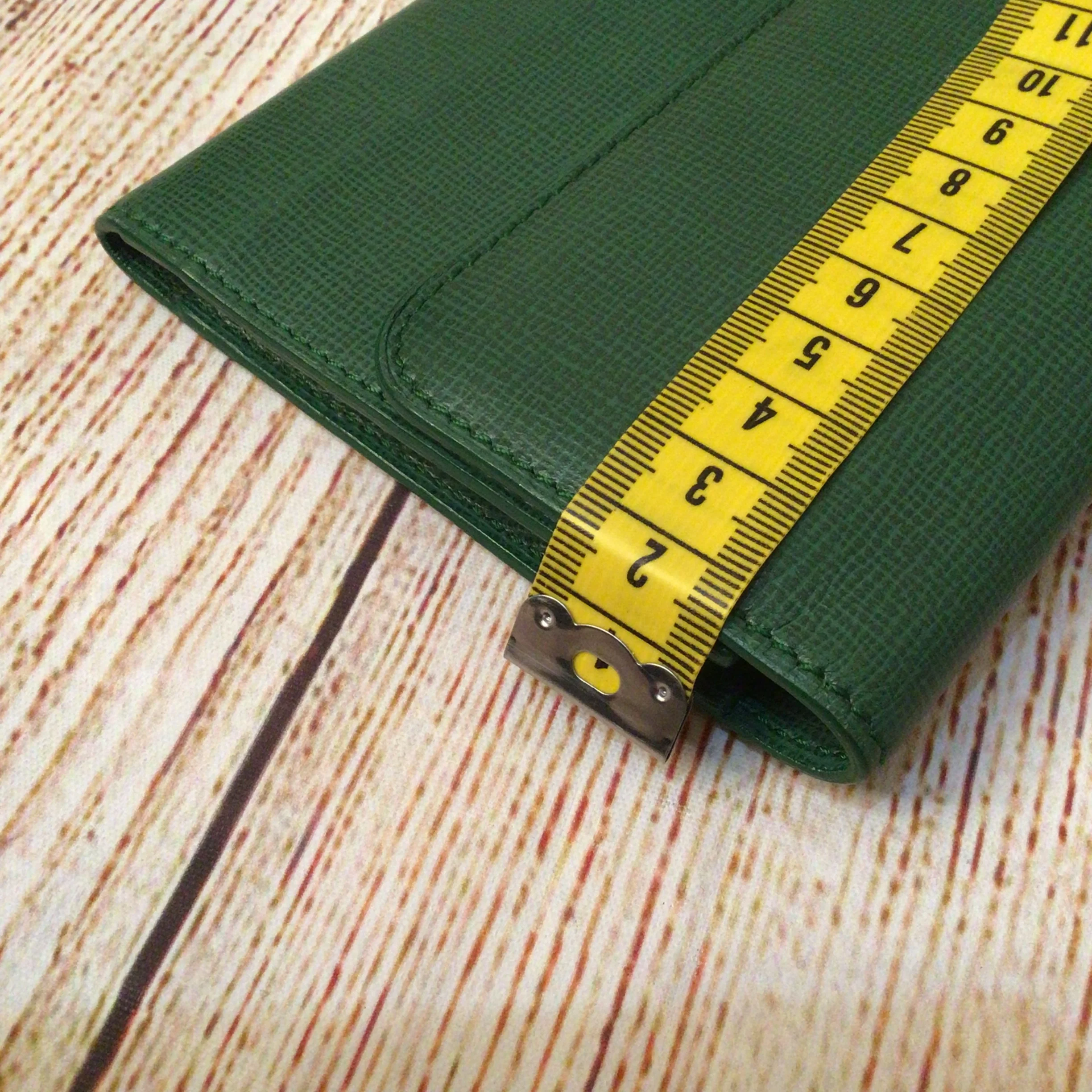 Rolex Green Zip Fold Long Wallet - Image 14