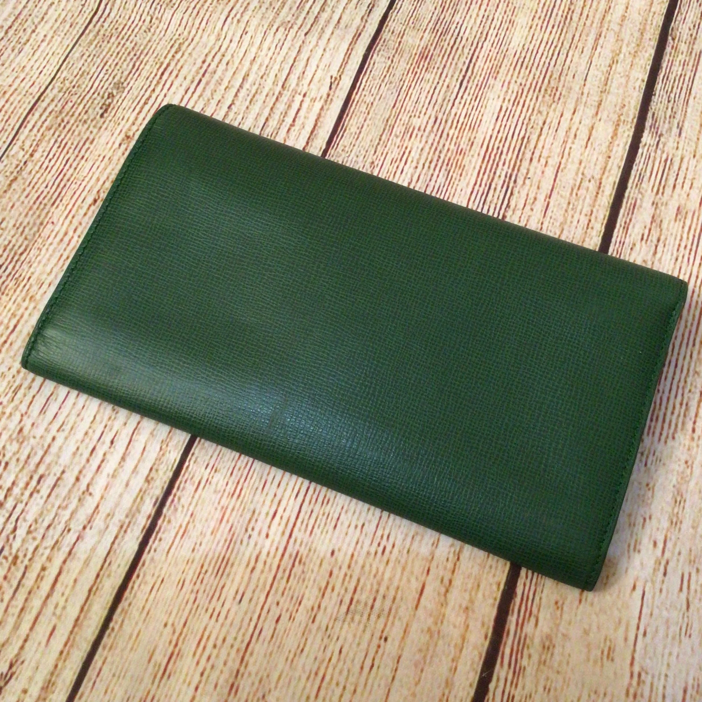 Rolex Green Zip Fold Long Wallet - Image 3