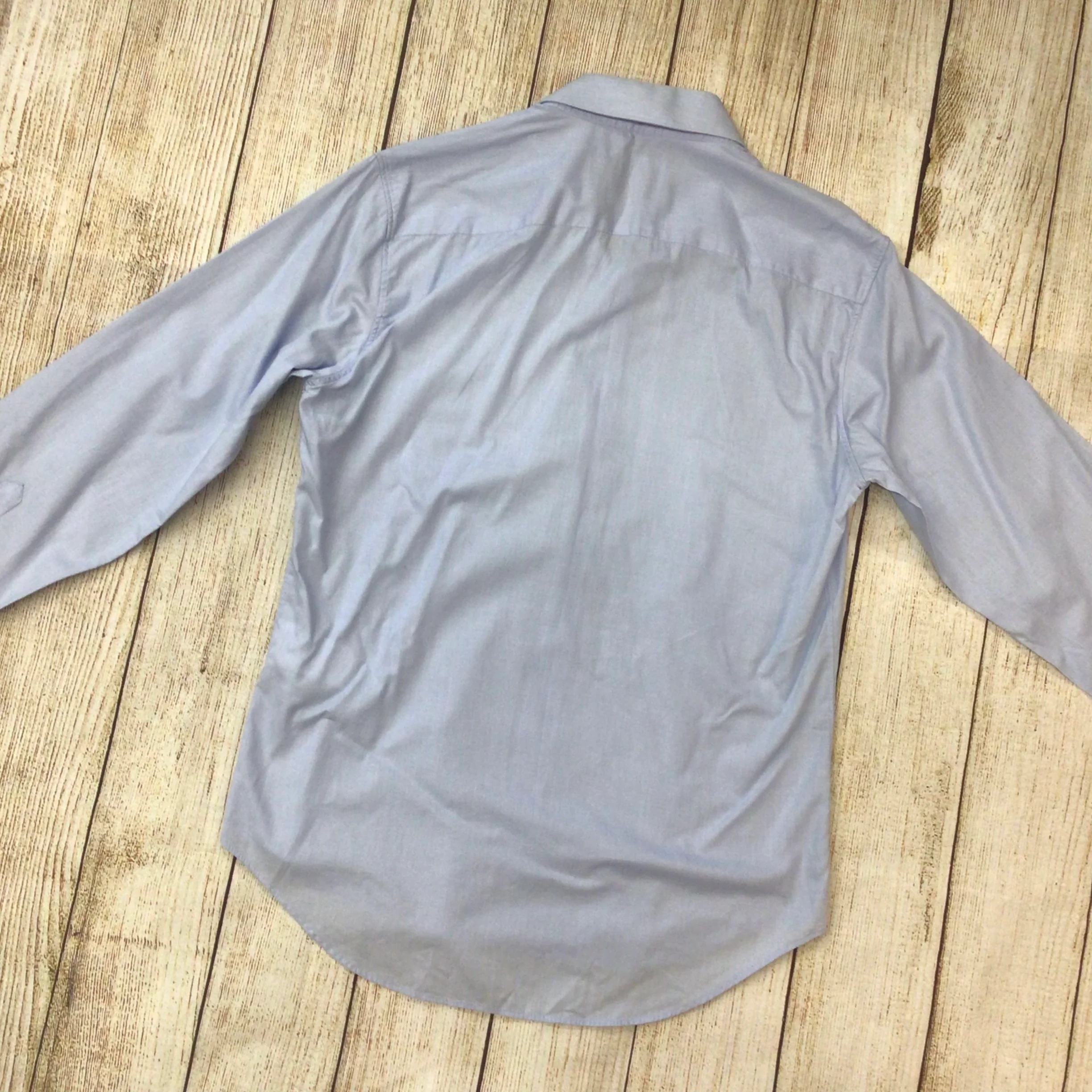 Sandro Paris Light Blue 100% Cotton Long Sleeve Shirt Size 39 (on label) - Image 6