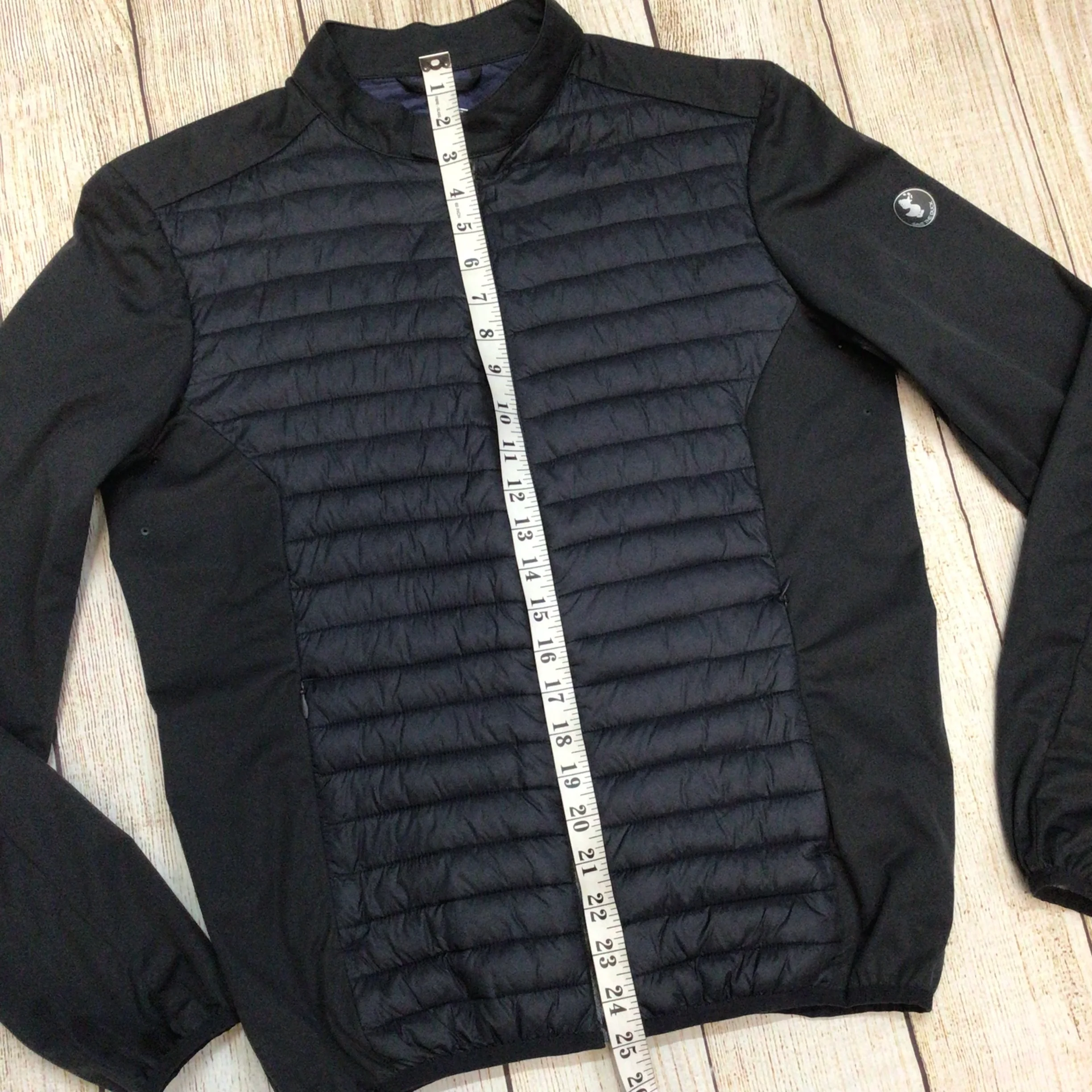 Save the Duck Blue Black Breathable Padded Jacket Size M - Image 13