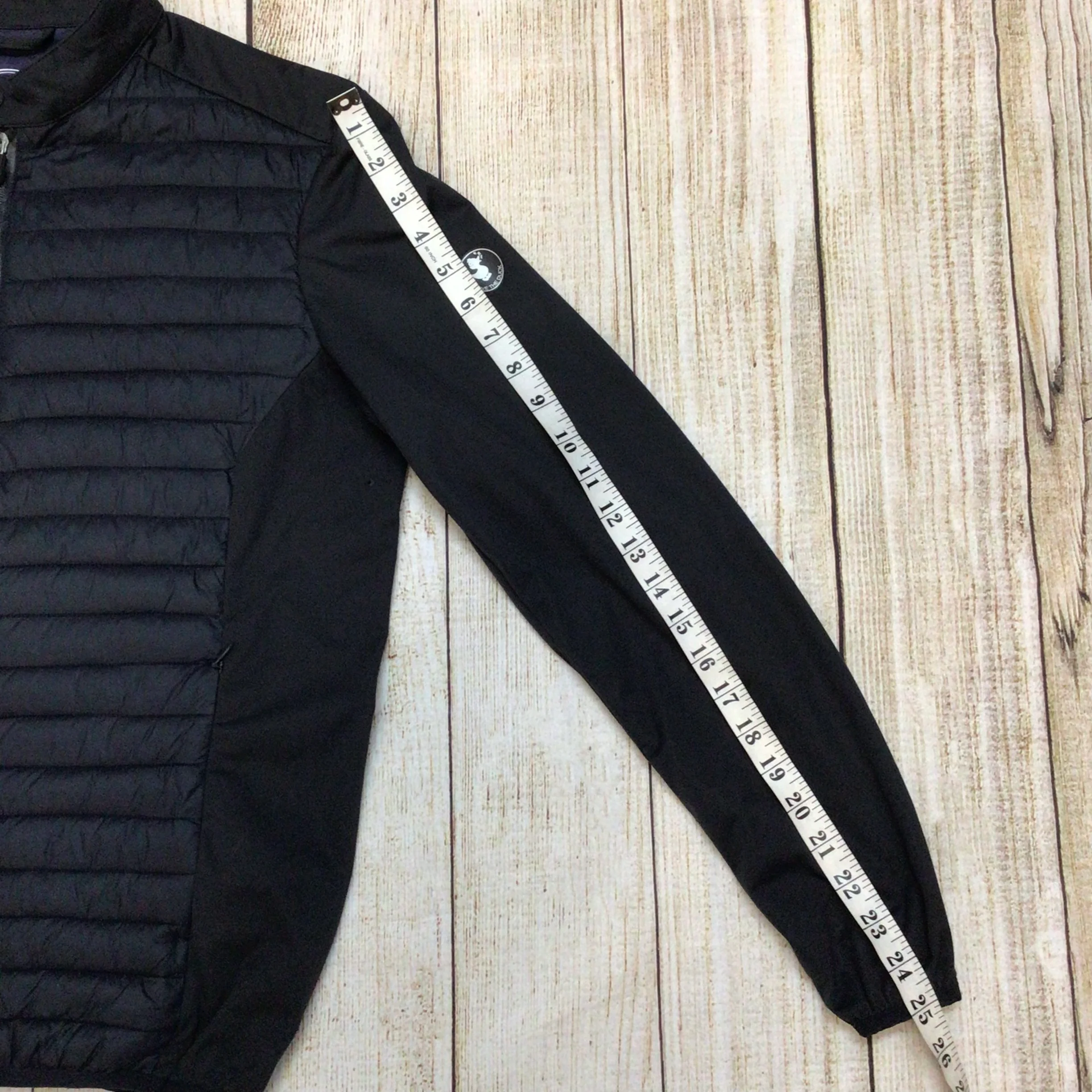 Save the Duck Blue Black Breathable Padded Jacket Size M - Image 14